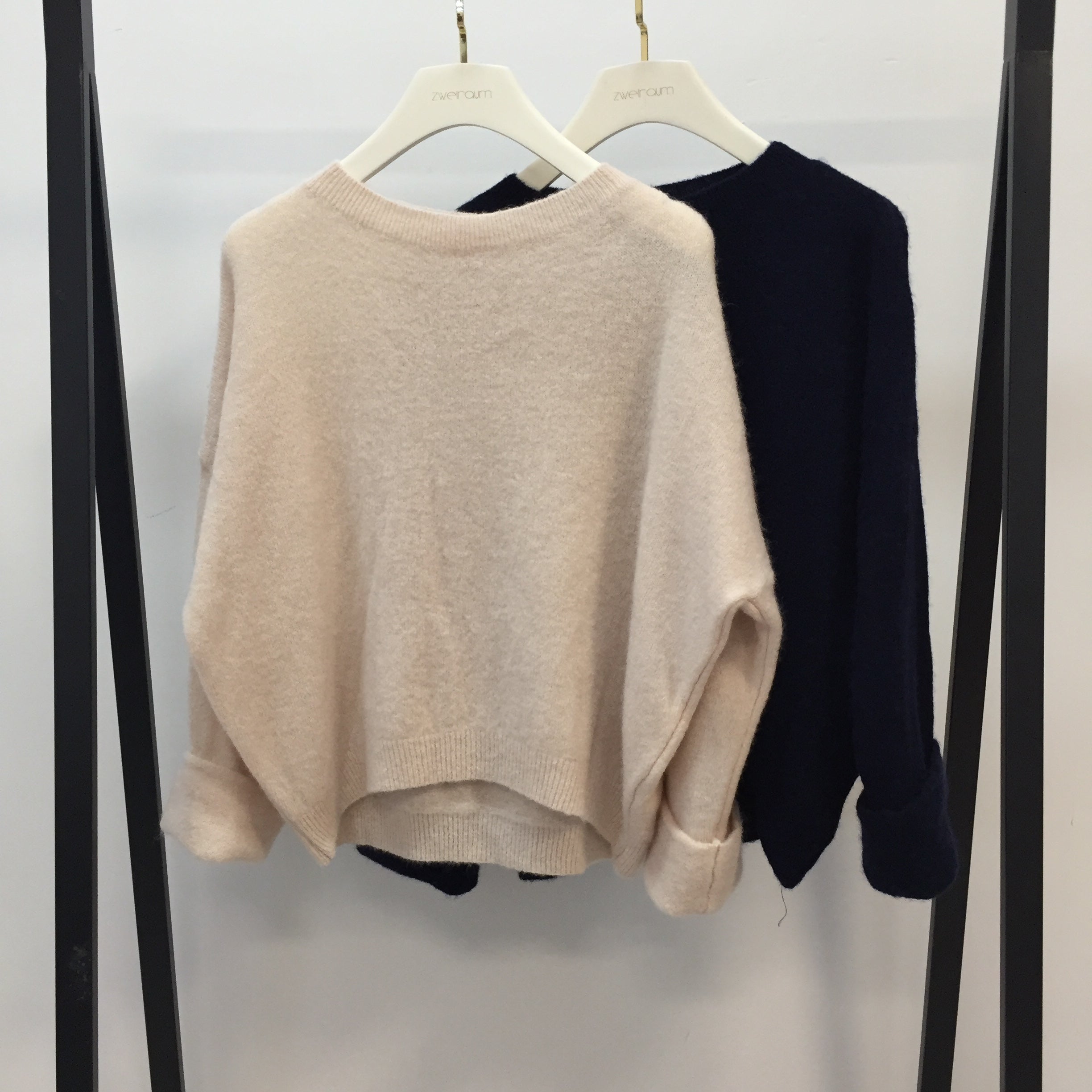 Midi Pulli Soft mit Umschlagarm