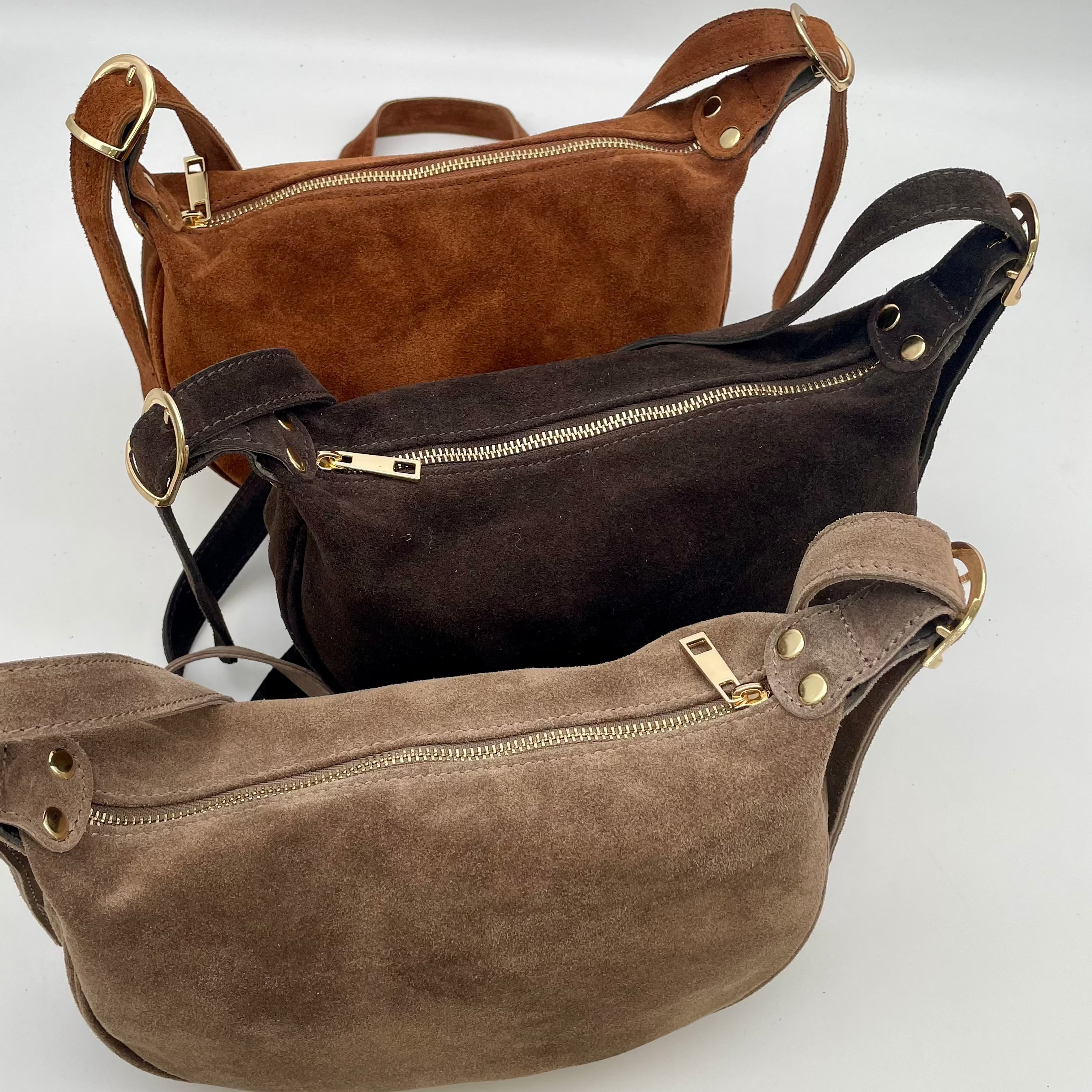 Saddle Bag Sued Look