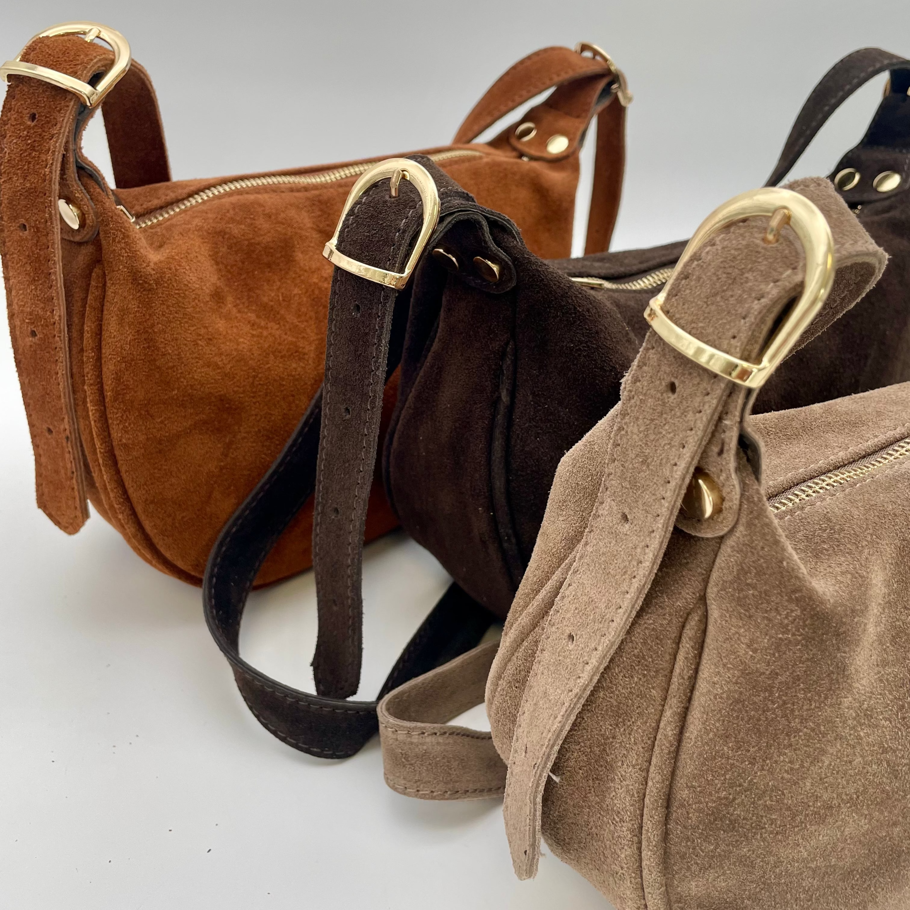 Saddle Bag Sued Look