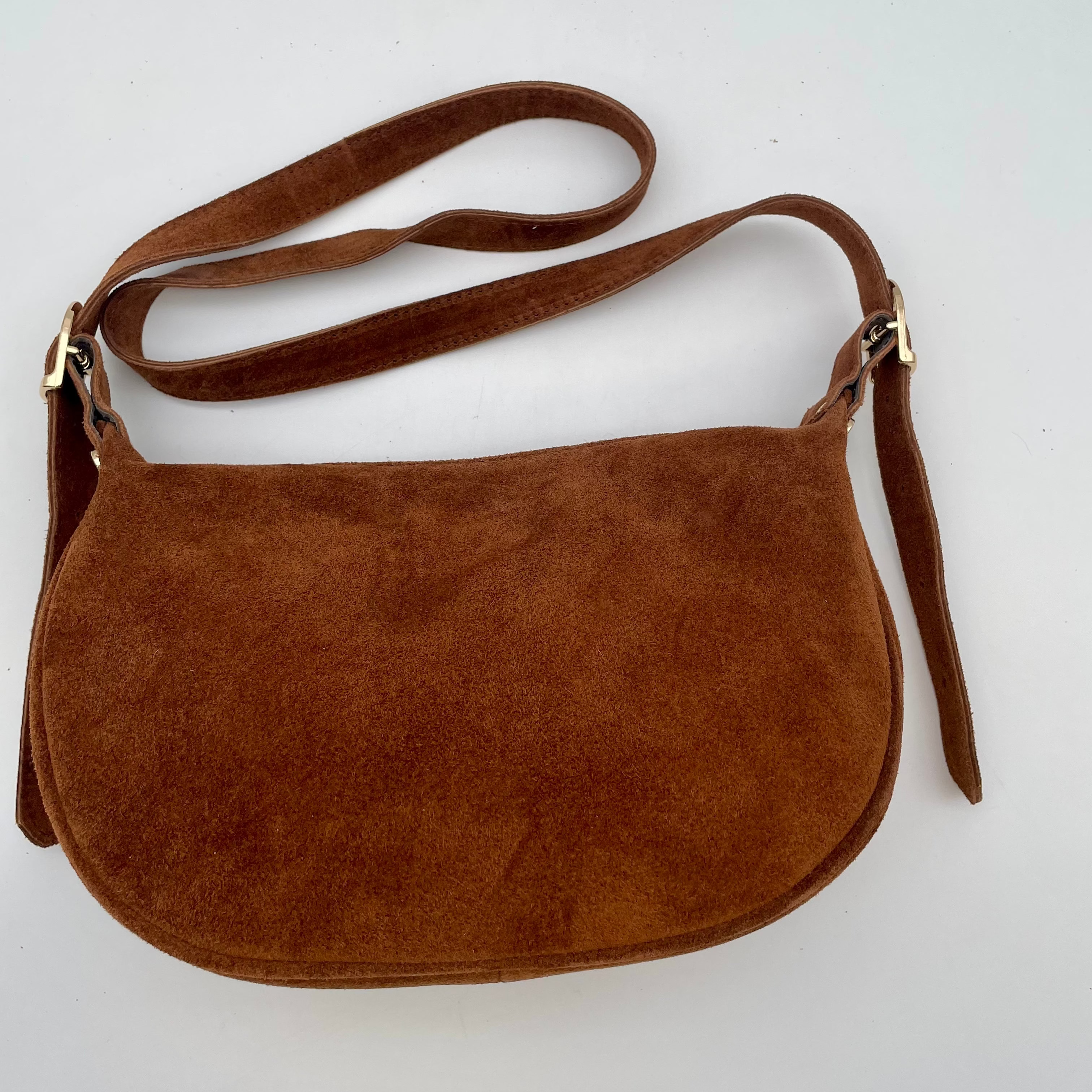 Saddle Bag Sued Look
