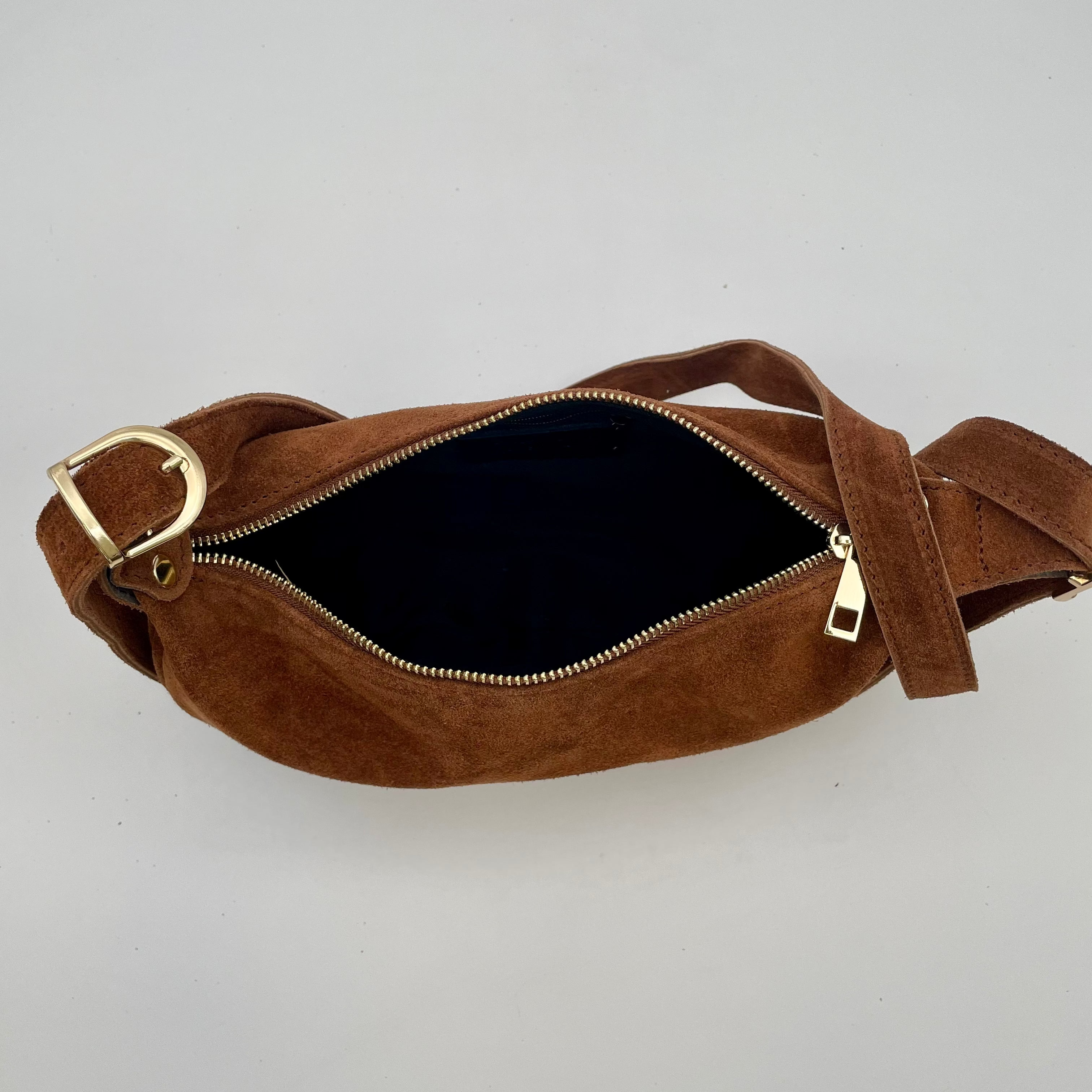Saddle Bag Sued Look