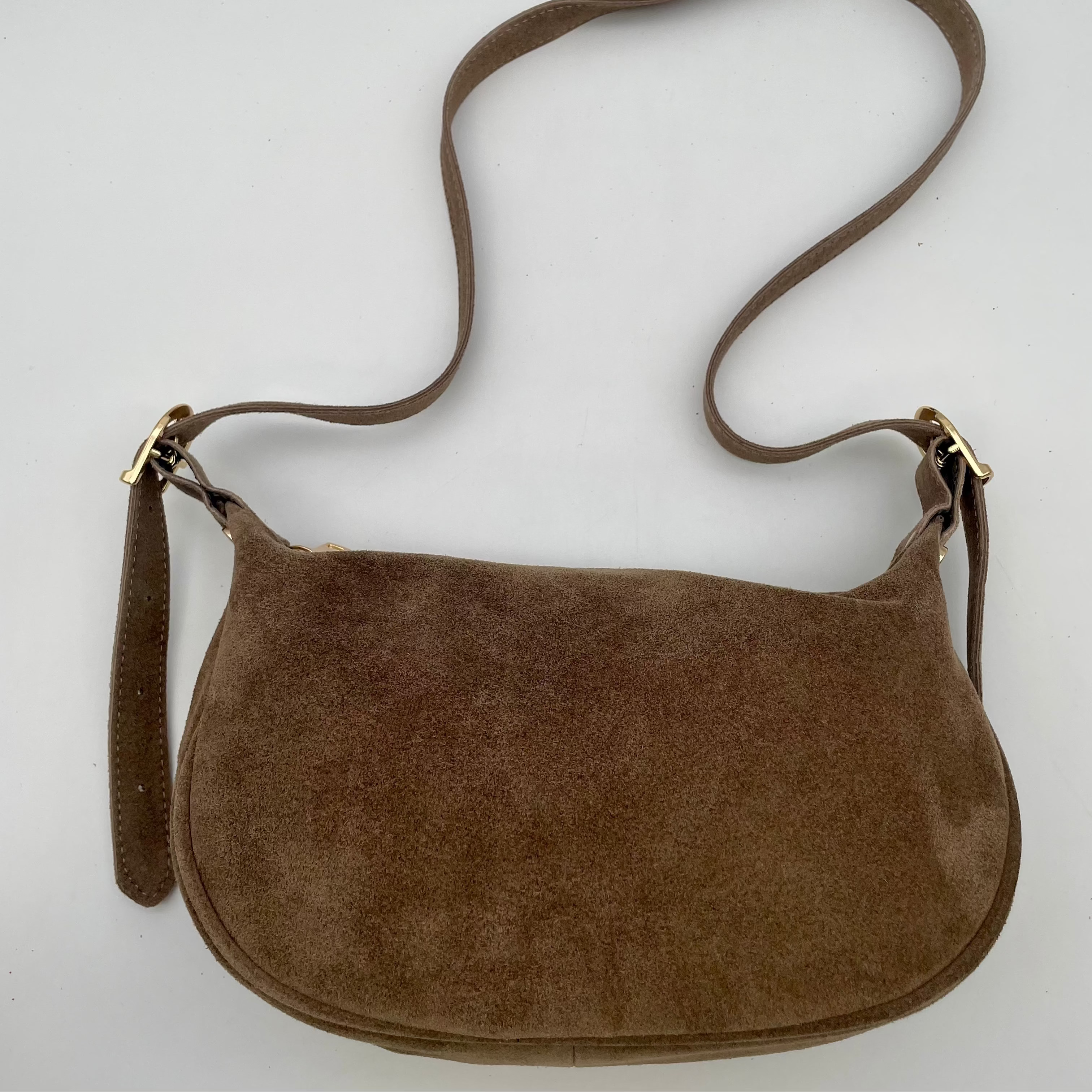 Saddle Bag Sued Look