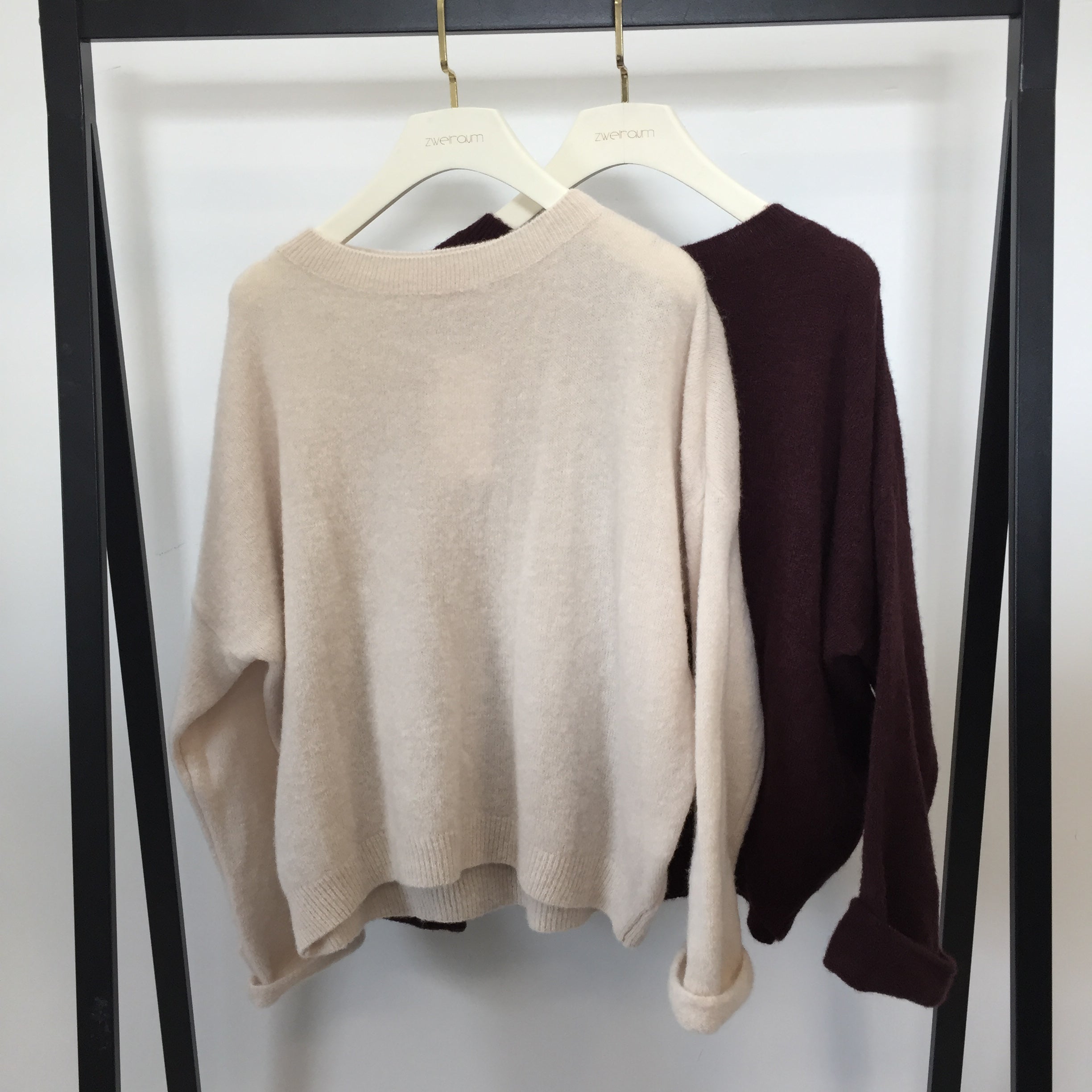 Midi Pulli Soft mit Umschlagarm