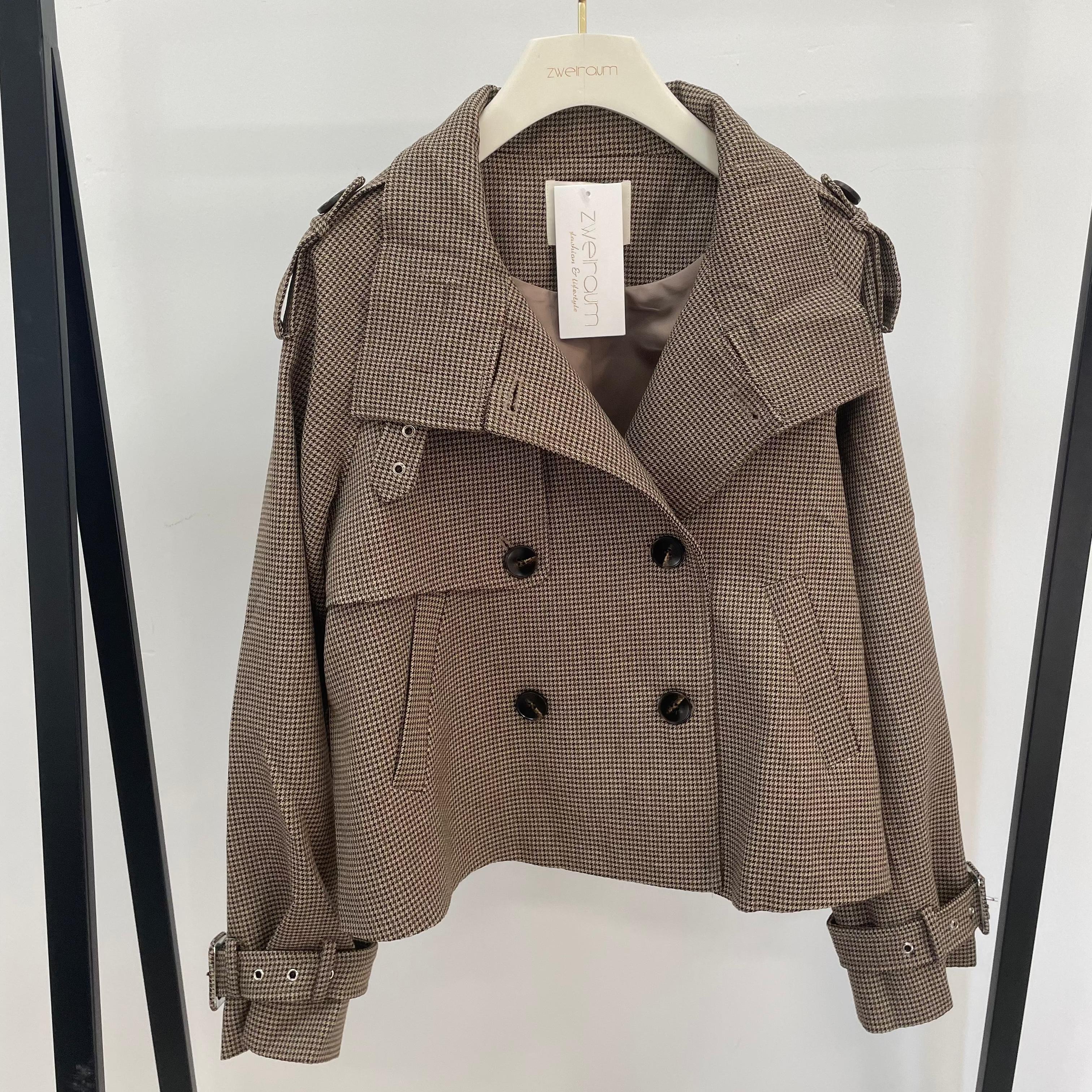 Cropped Jacke Trenchy Vibe