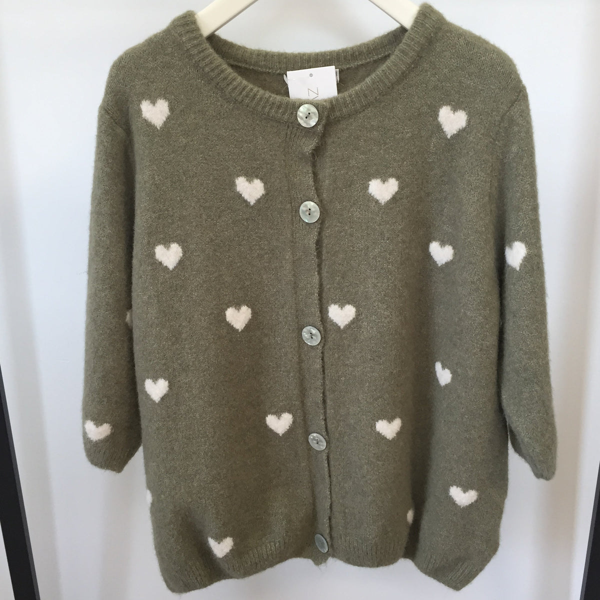 Kurzarm Cardigan Tiny Hearts