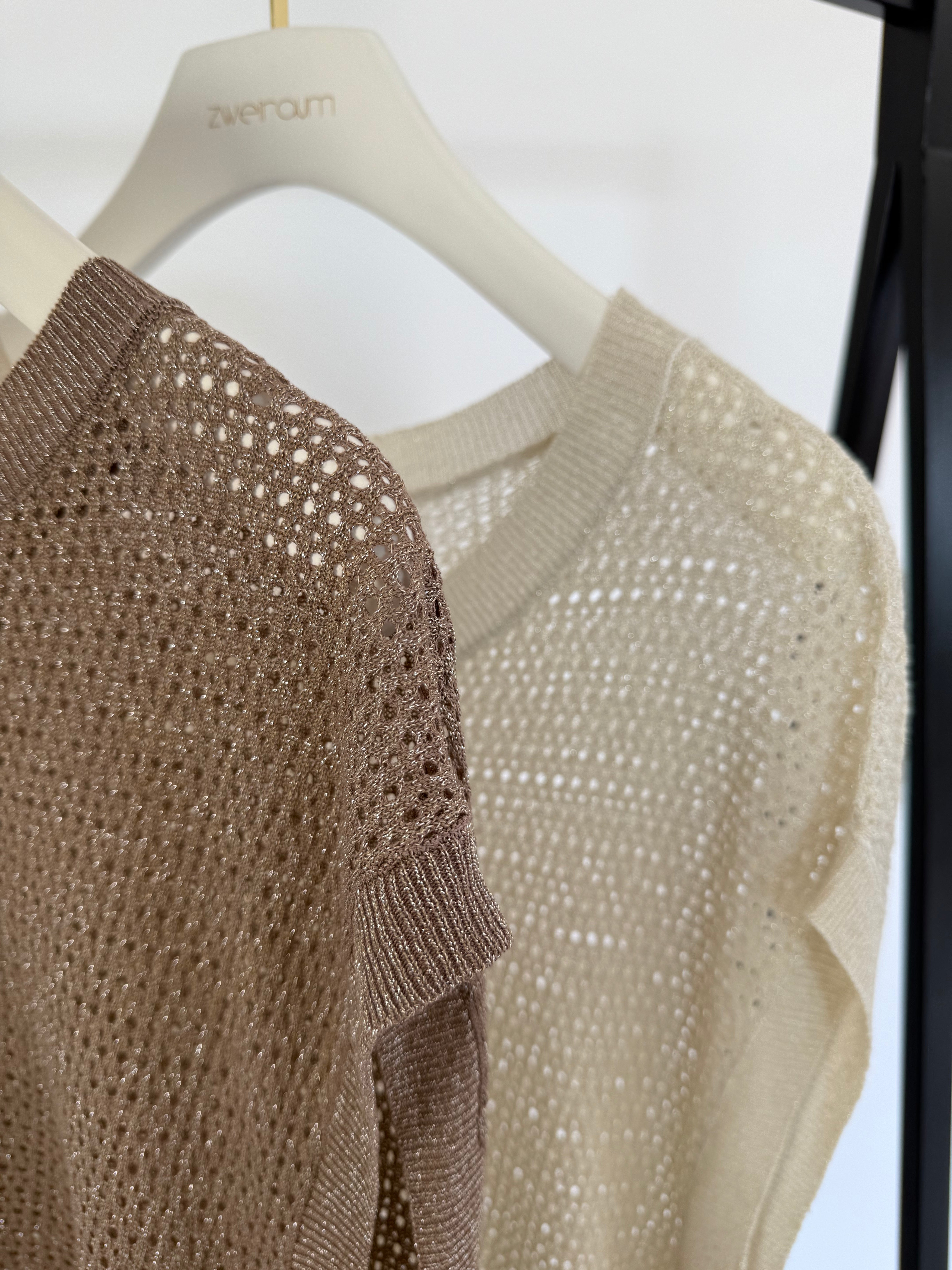 Oversize Top Grobstrick Sparkle