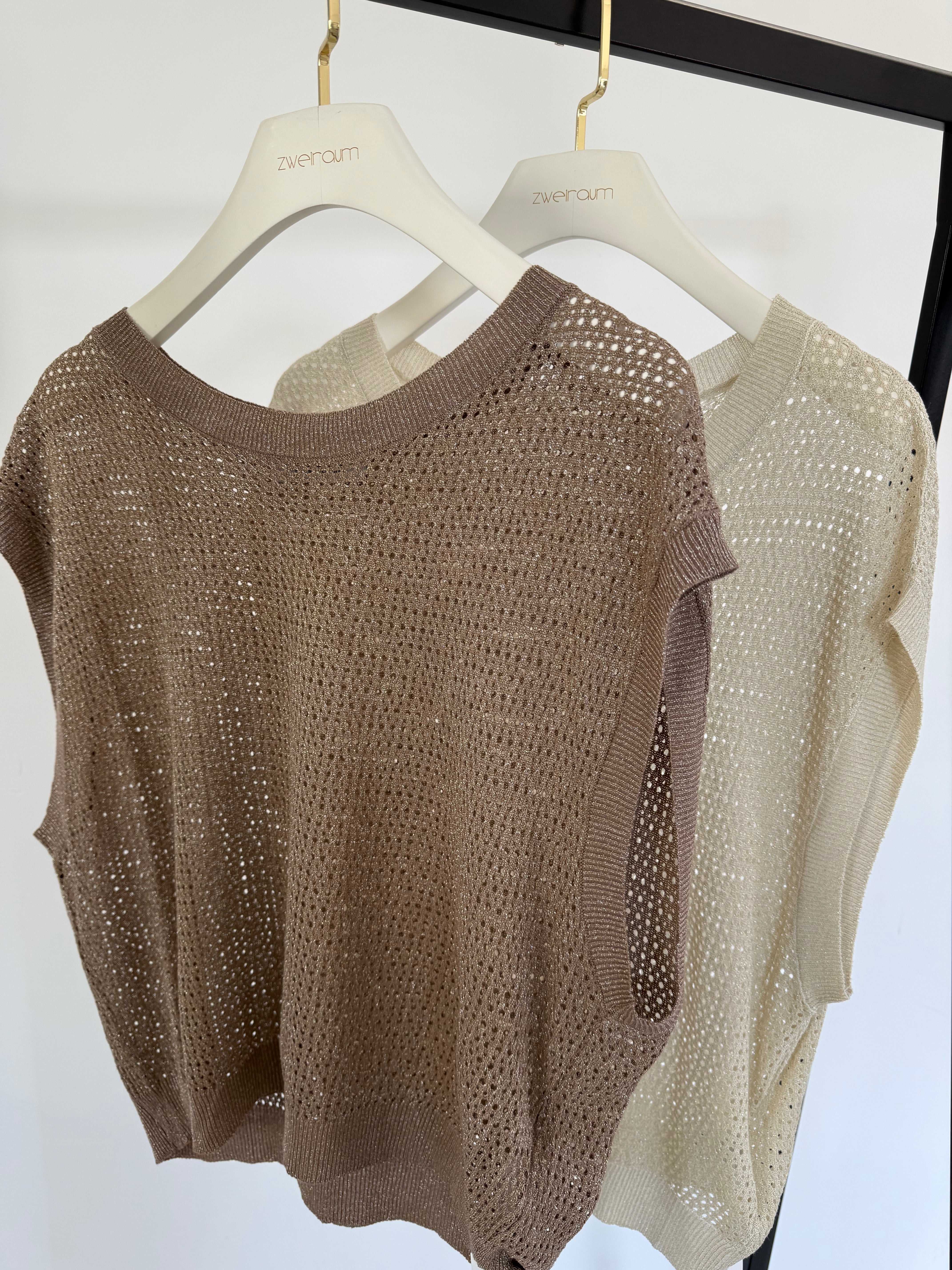 Oversize Top Grobstrick Sparkle
