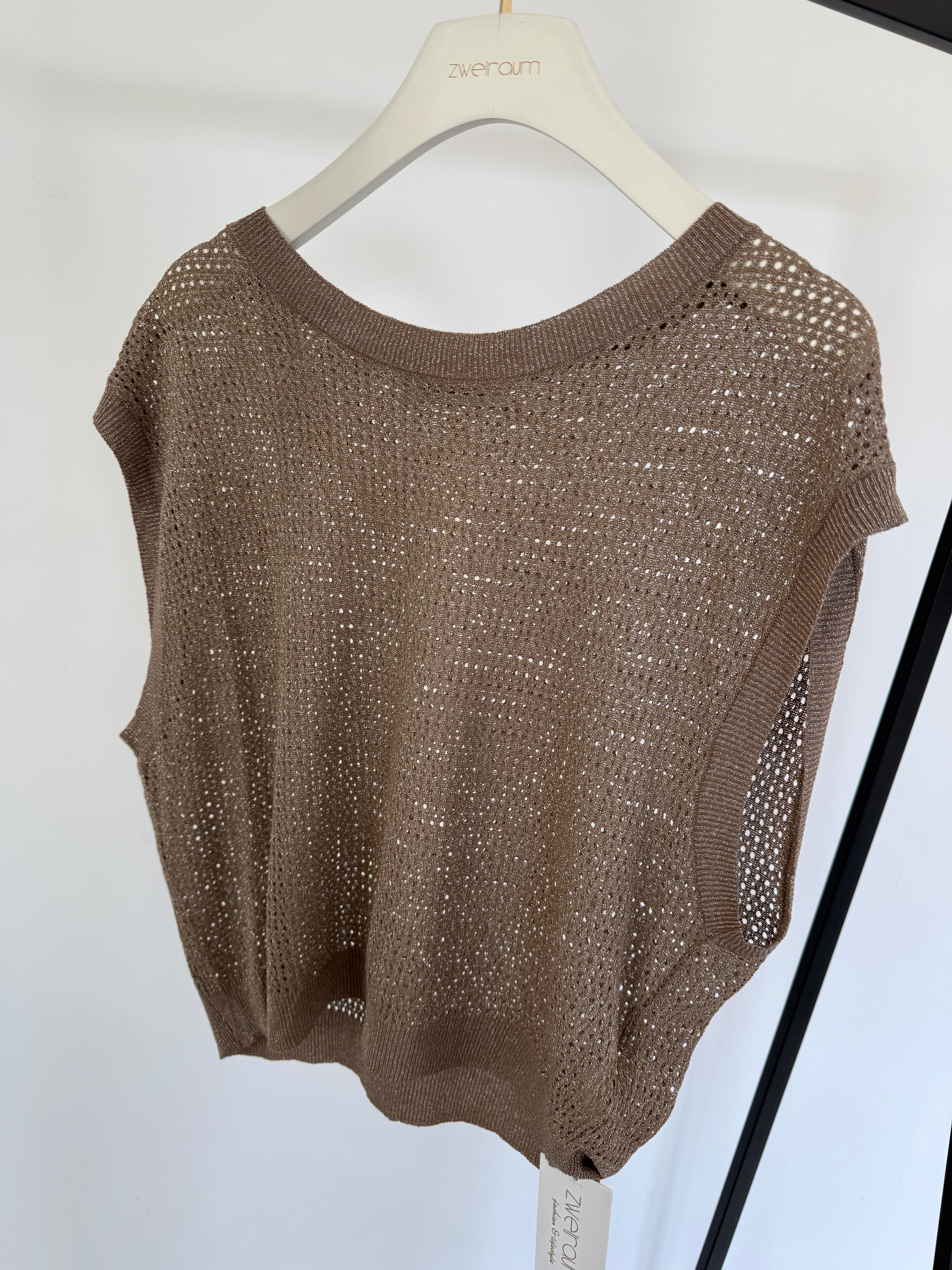 Oversize Top Grobstrick Sparkle