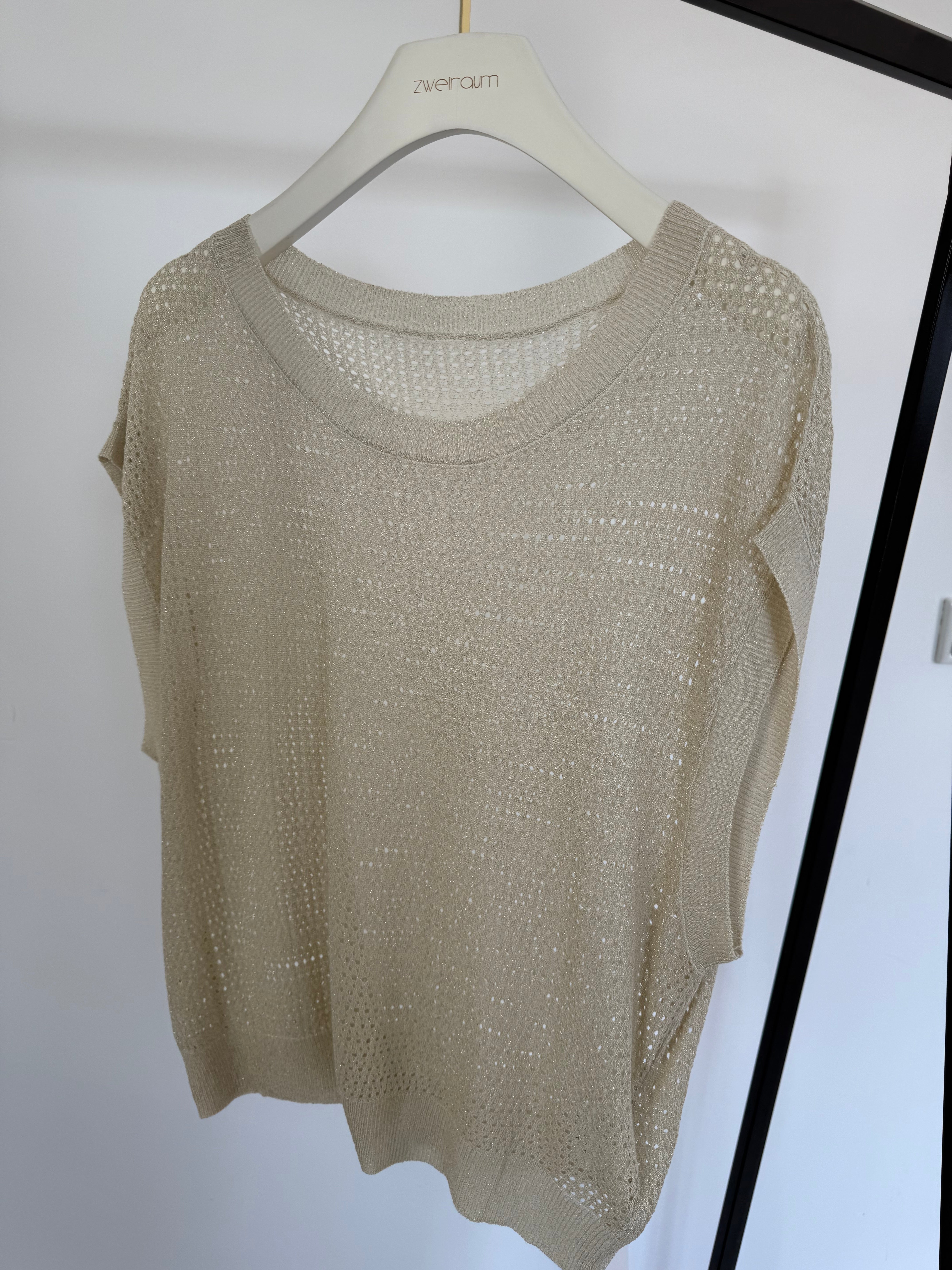 Oversize Top Grobstrick Sparkle