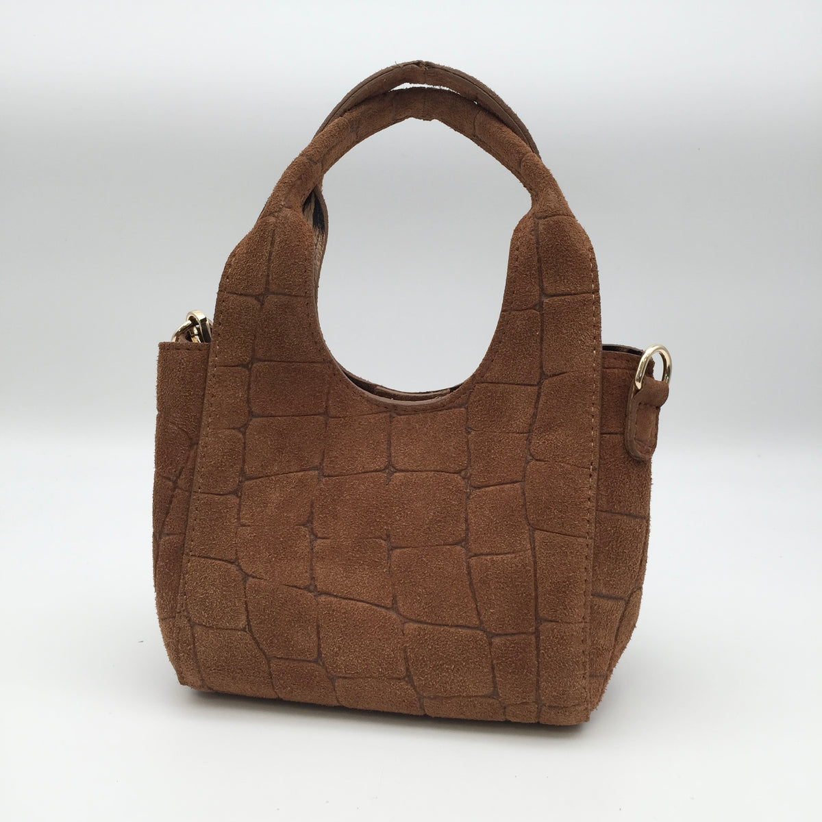 Tiny Kroko Tasche Wildleder