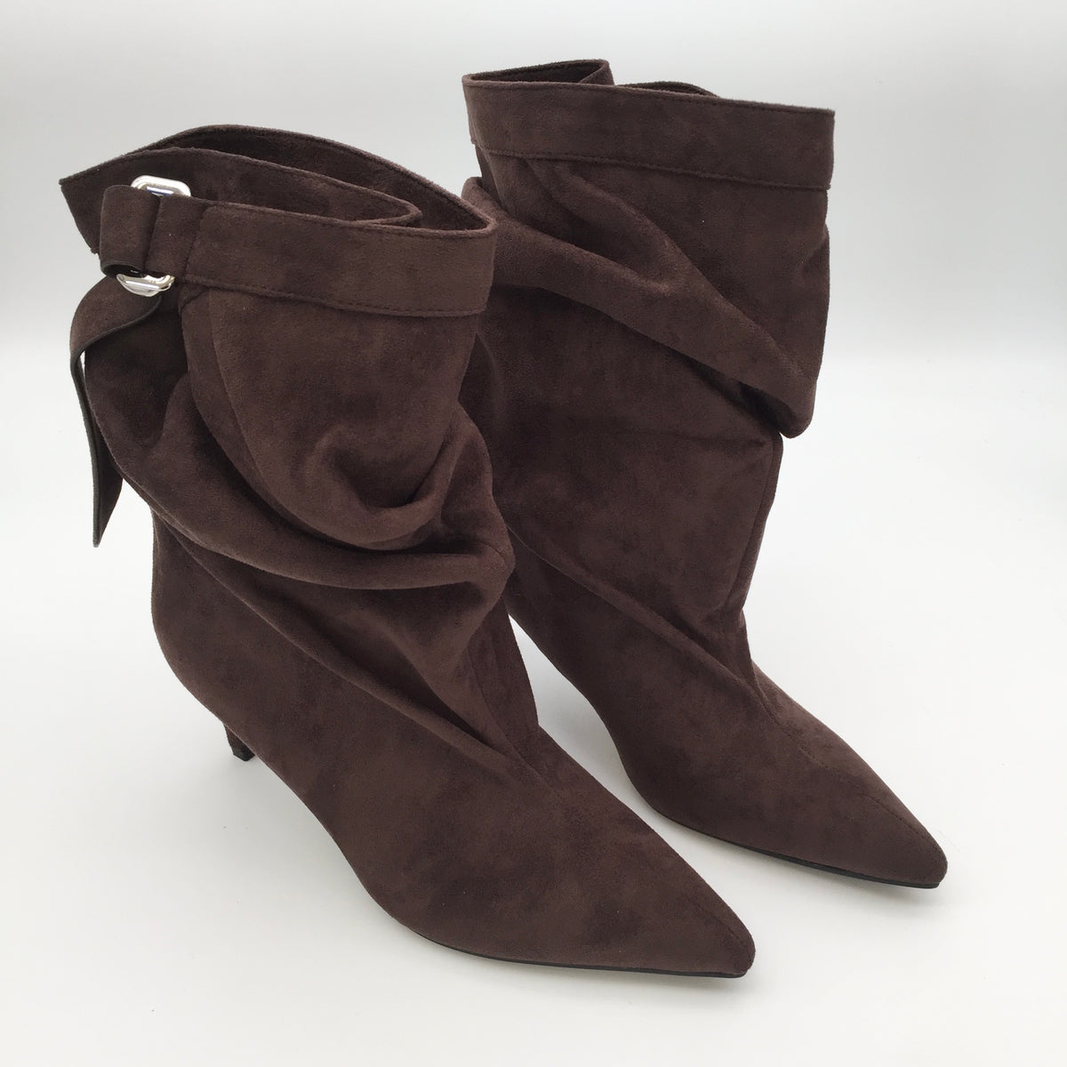 Sued Heels Buckle