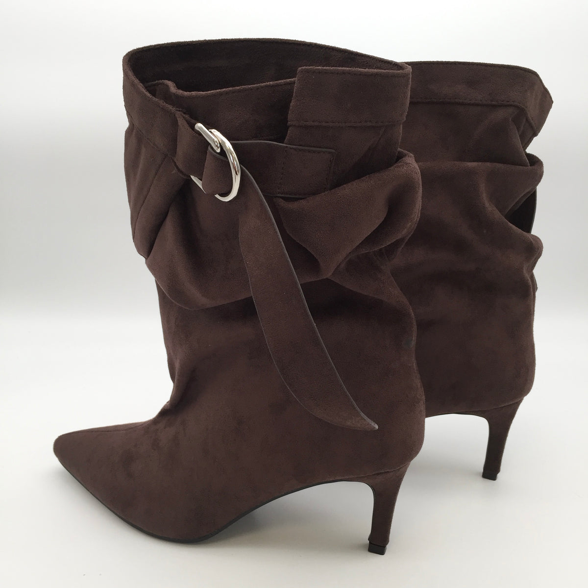 Sued Heels Buckle