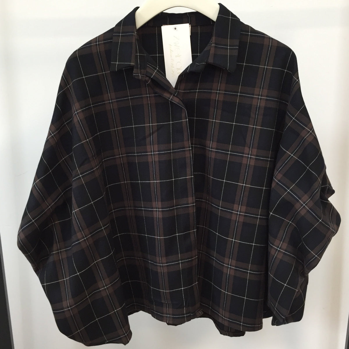 Fledermaus Hemd Karo