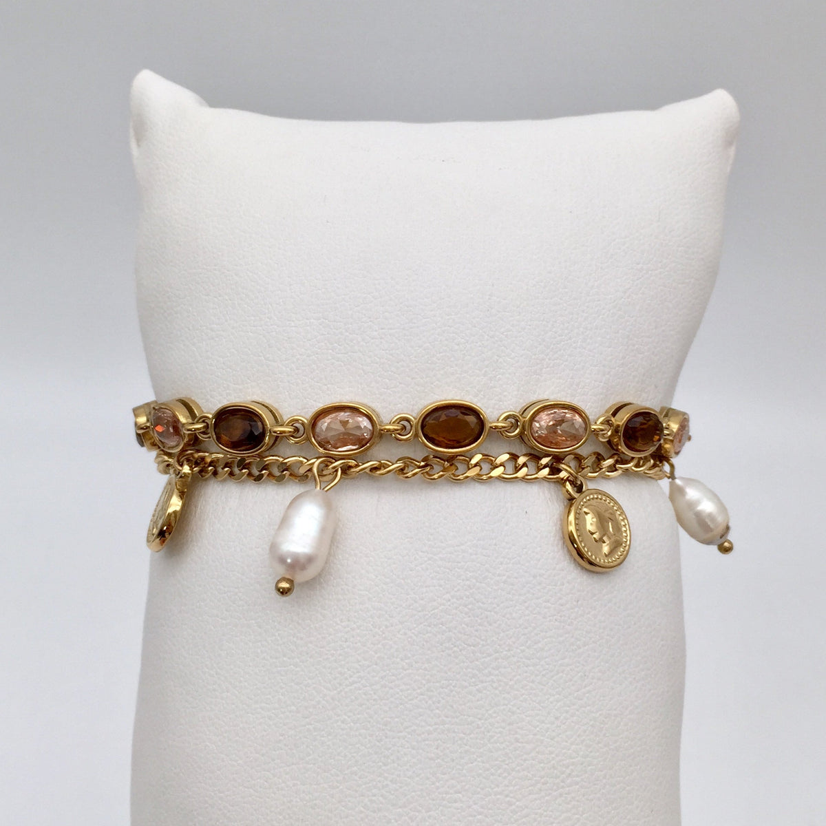 Armband Oval Stones