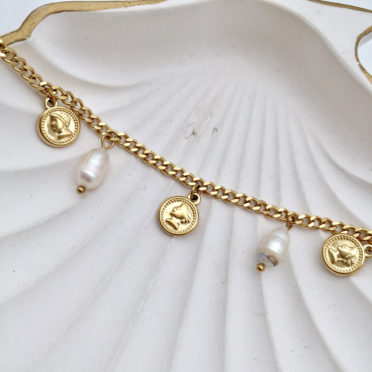 Armkette Charm Pearls