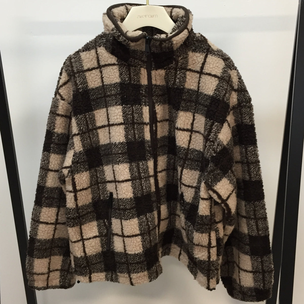 Karo Jacke Flausch