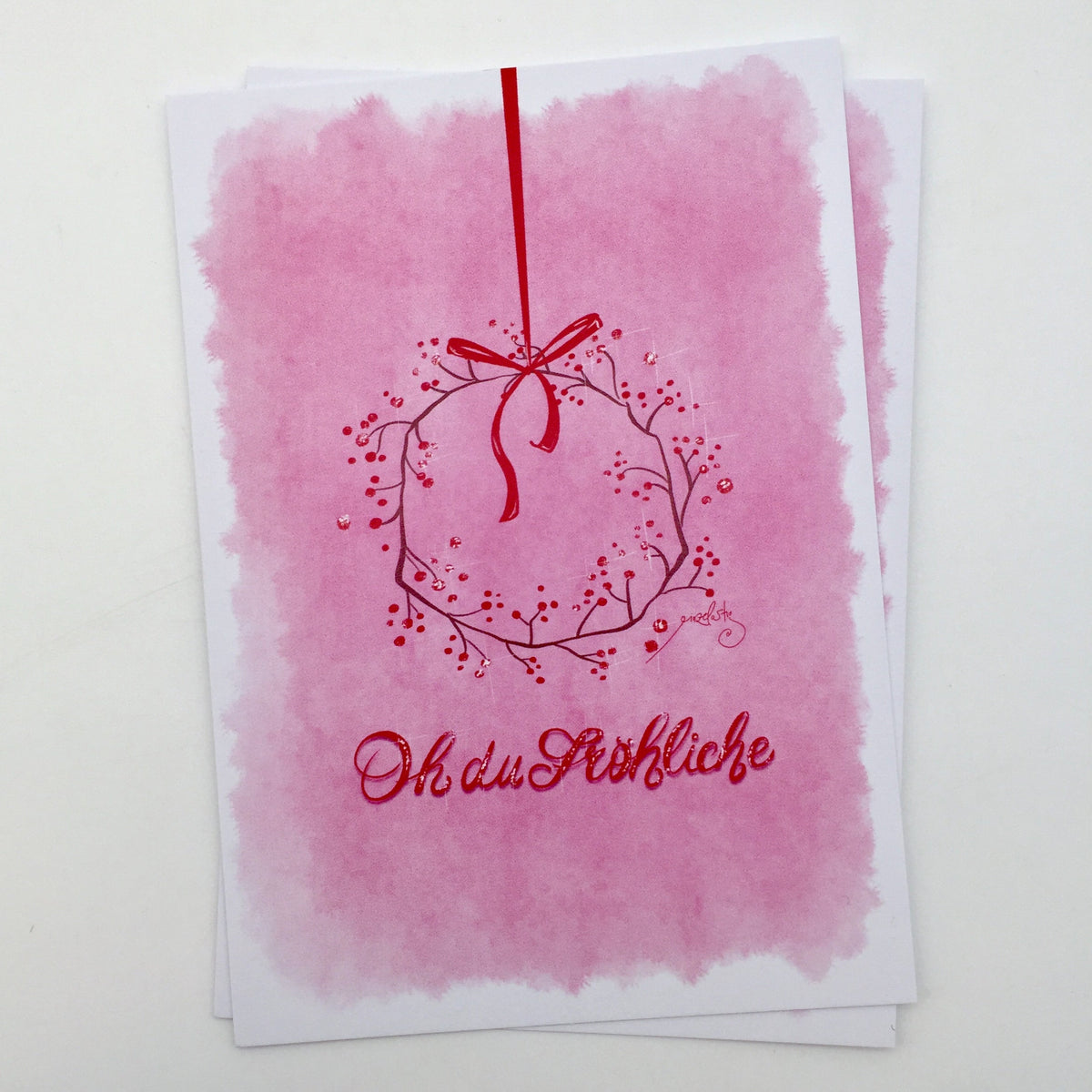 Postkarte Oh du Fröhliche