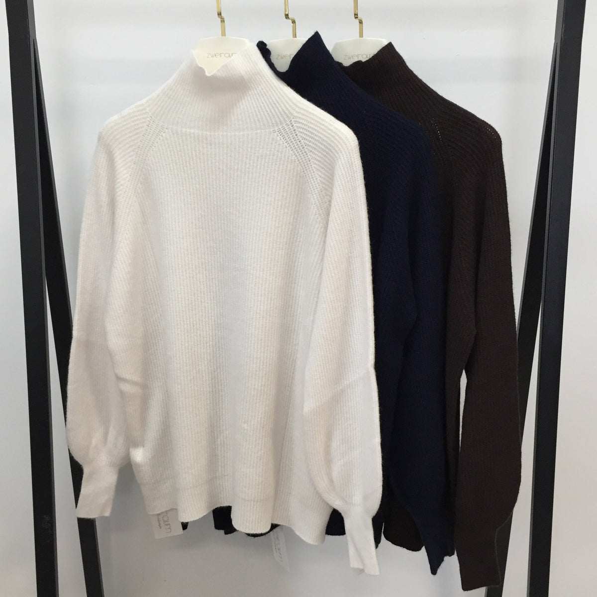 Gerippter Rolli Pulli