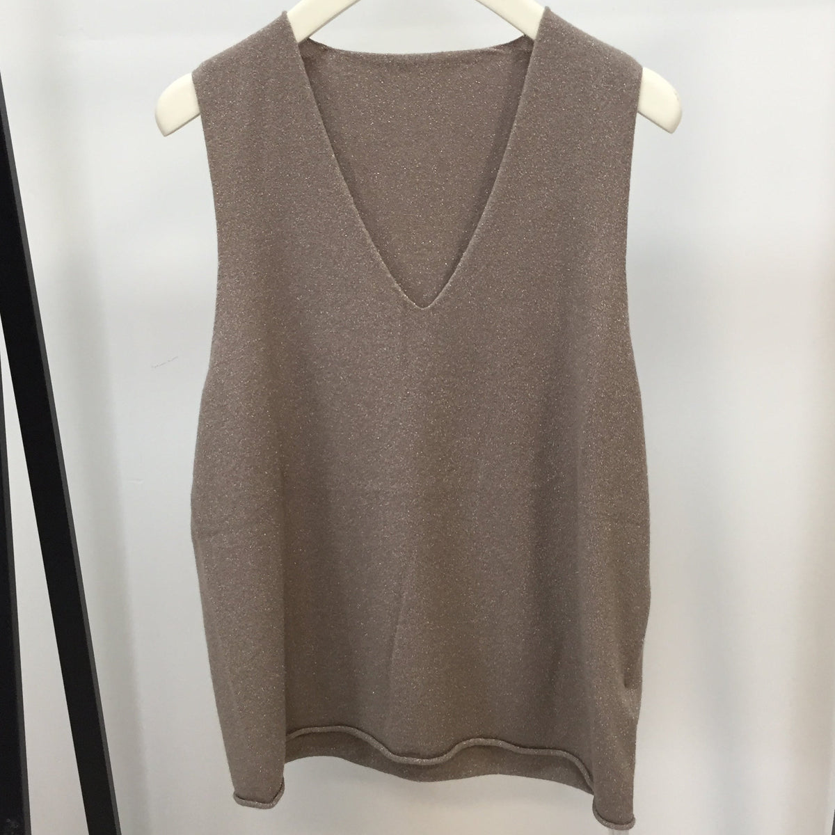 Glitter Top Wide Shoulder