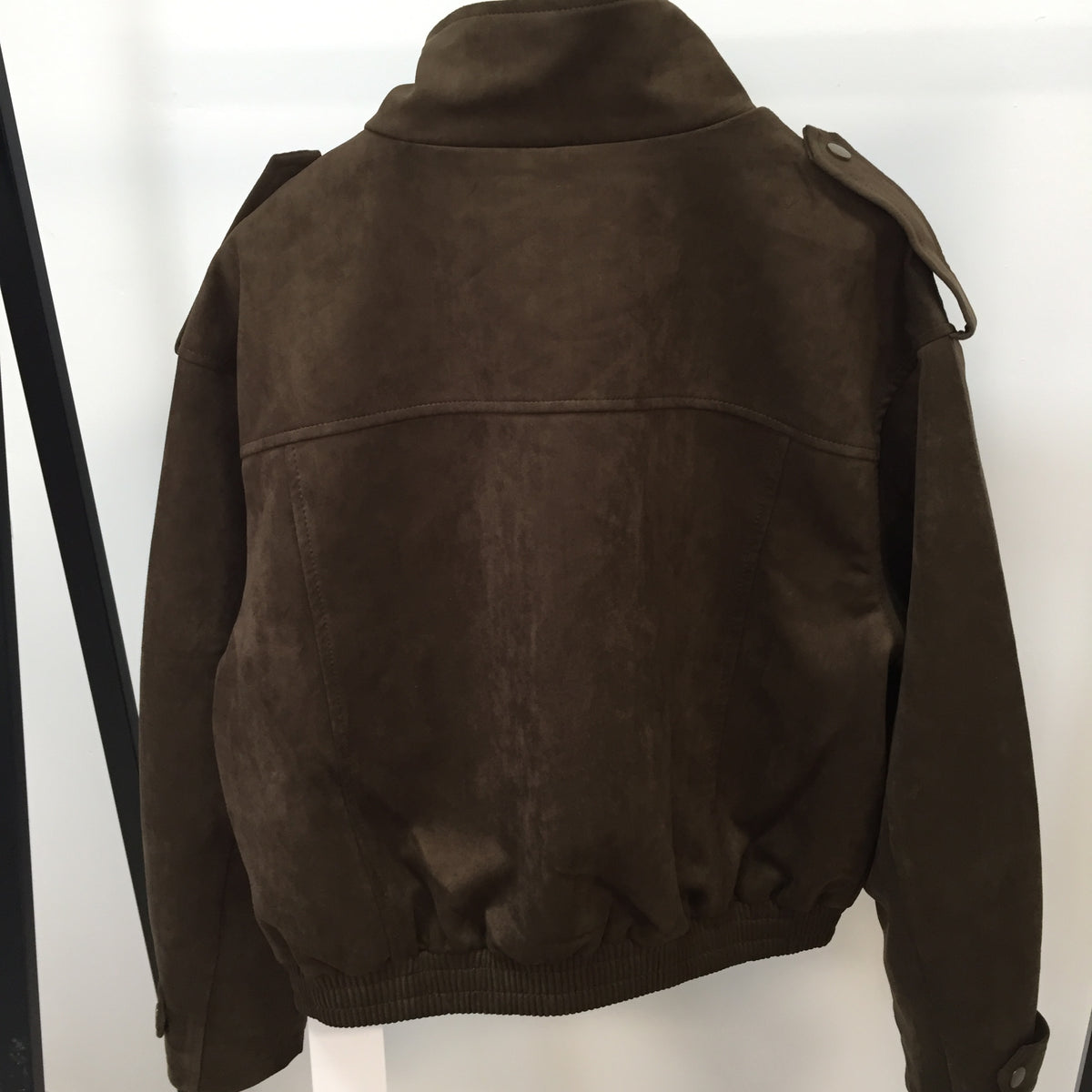 Midi Jacke Sued Optik