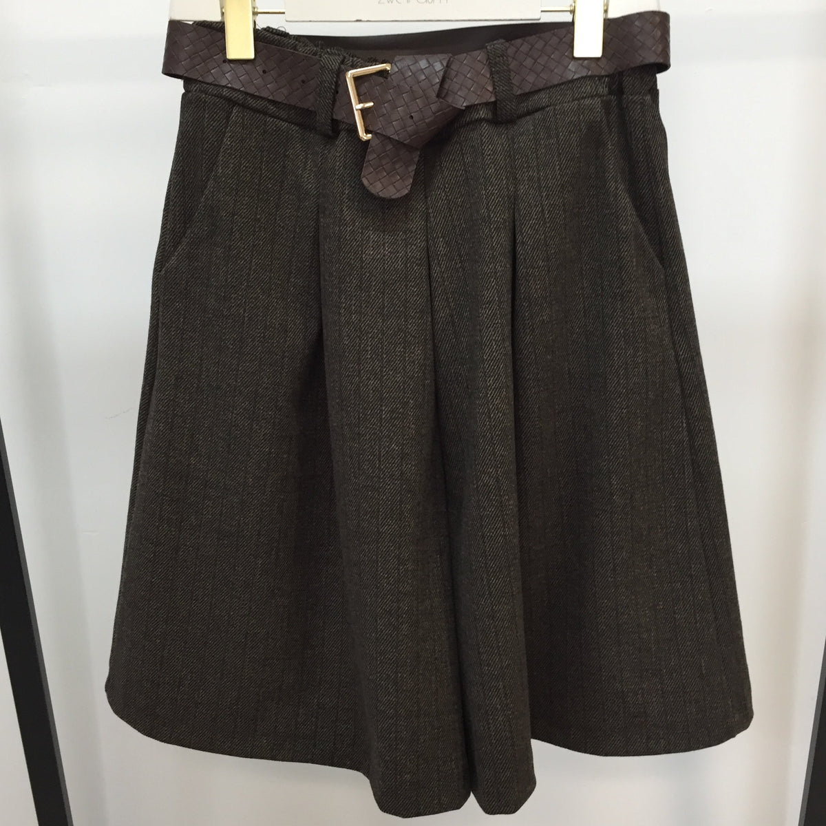 Soft Long Shorts Fischgräten Optik