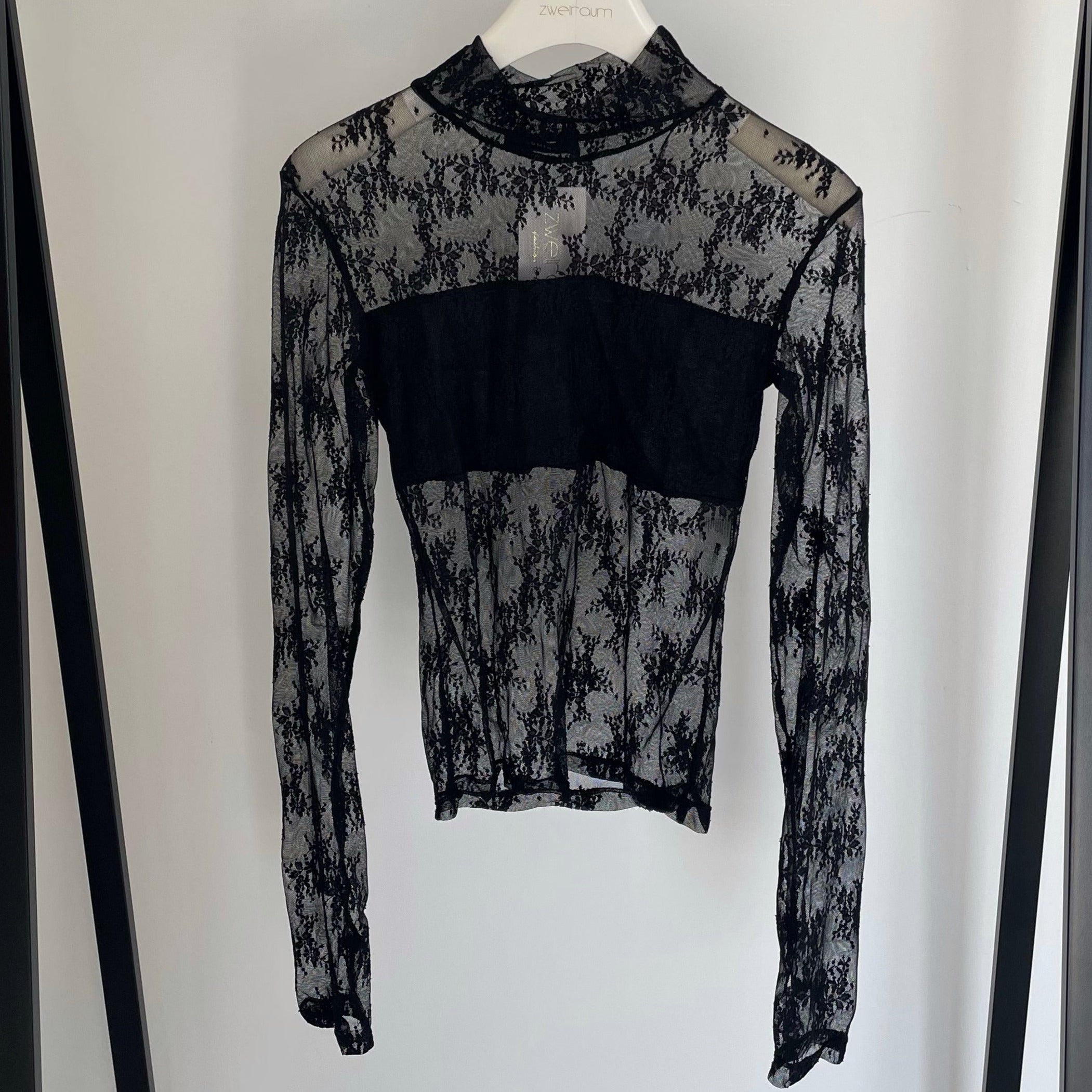 Turtleneck Shirt Lace