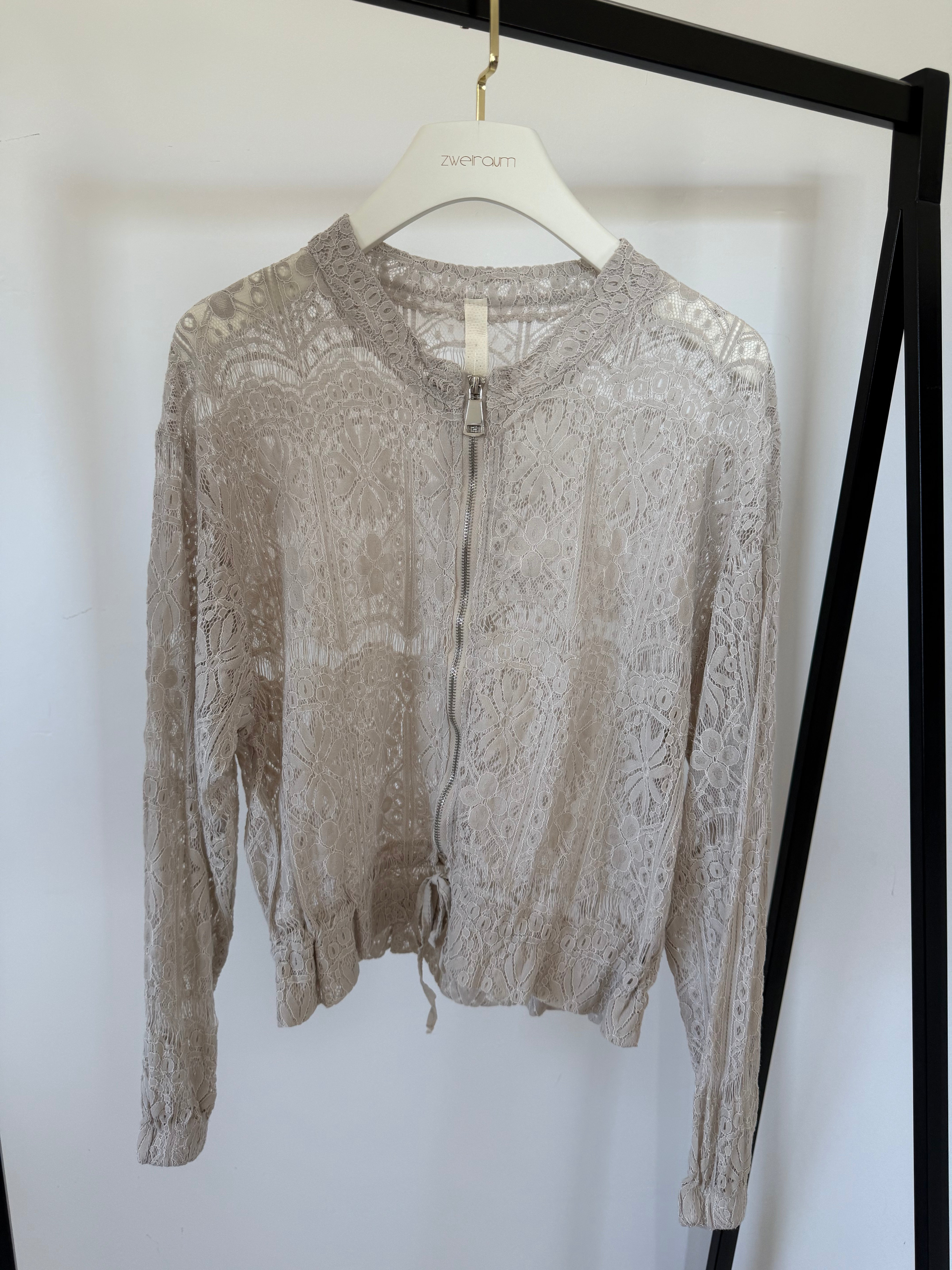 Jacke Sheer Print