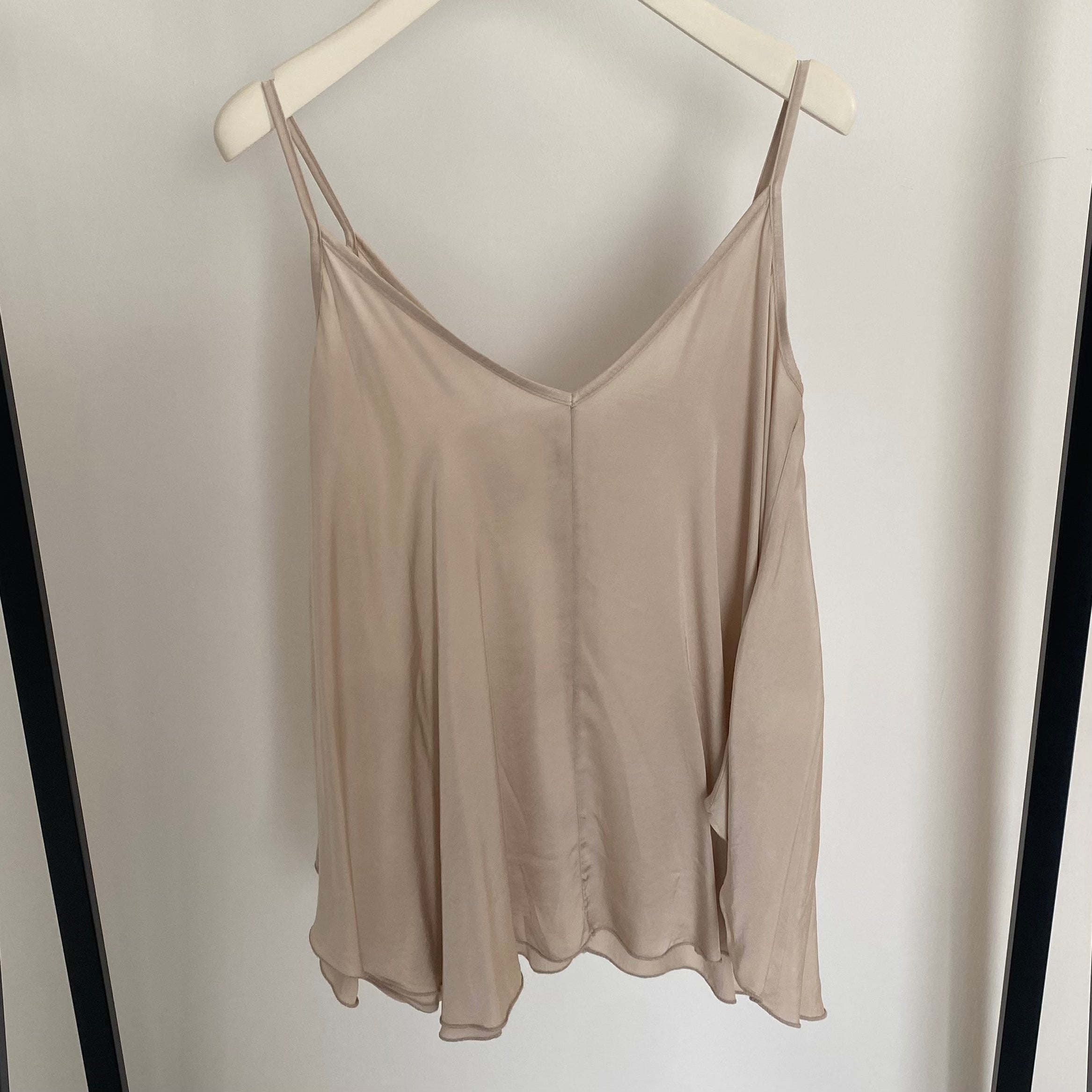 Flatter Spaghetti Top Silk