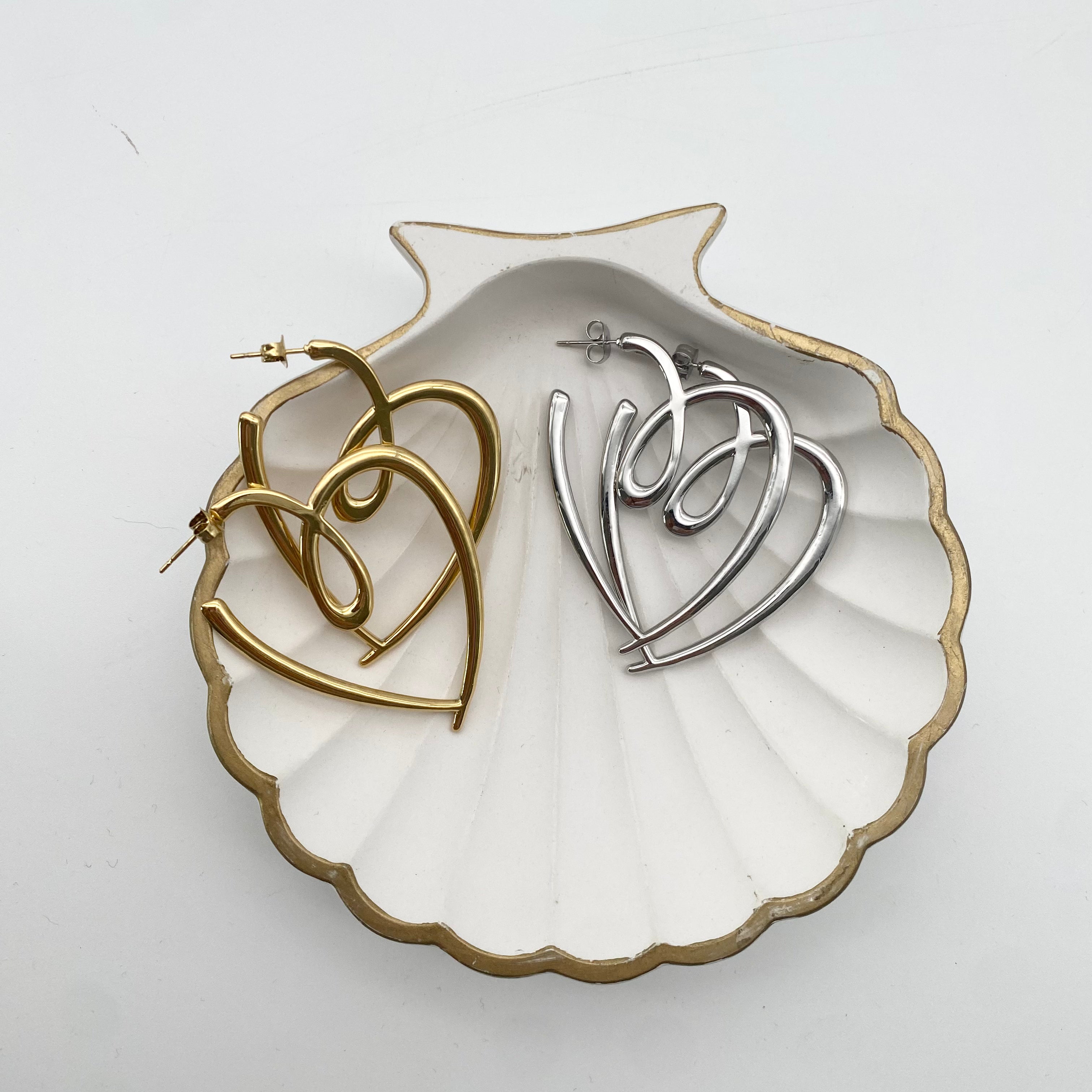 Ohrringe Statement Heart
