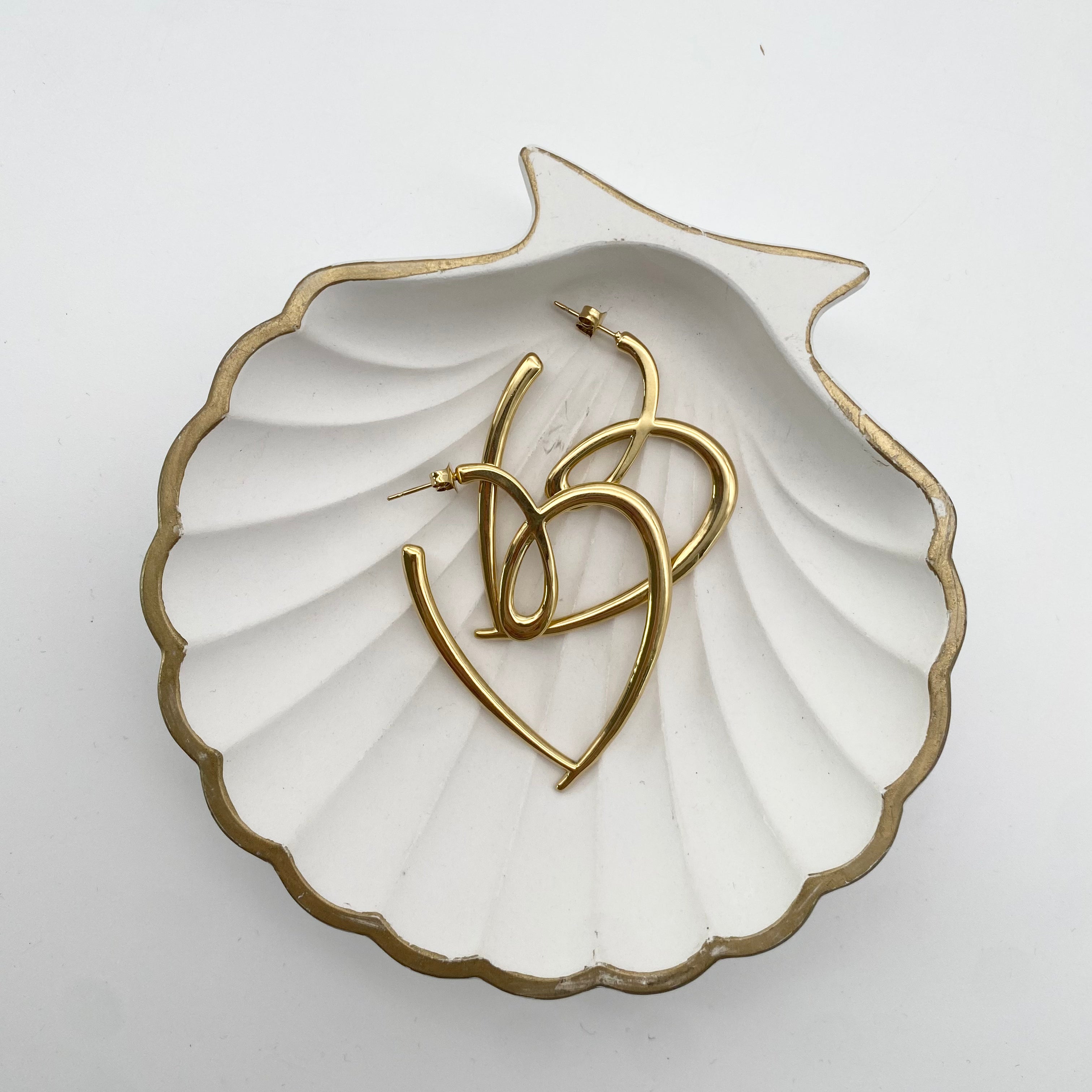 Ohrringe Statement Heart