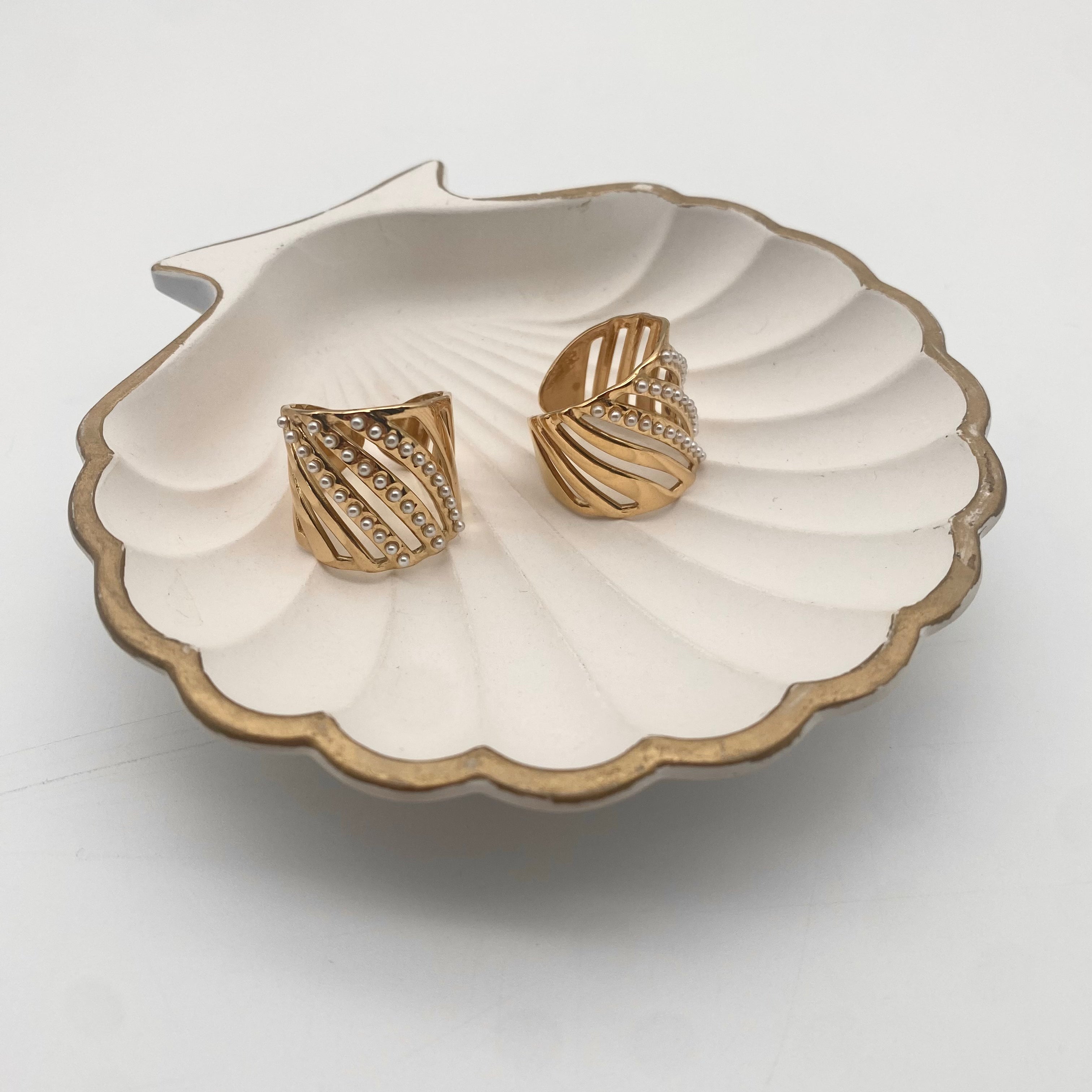 Ring Pearles Bent