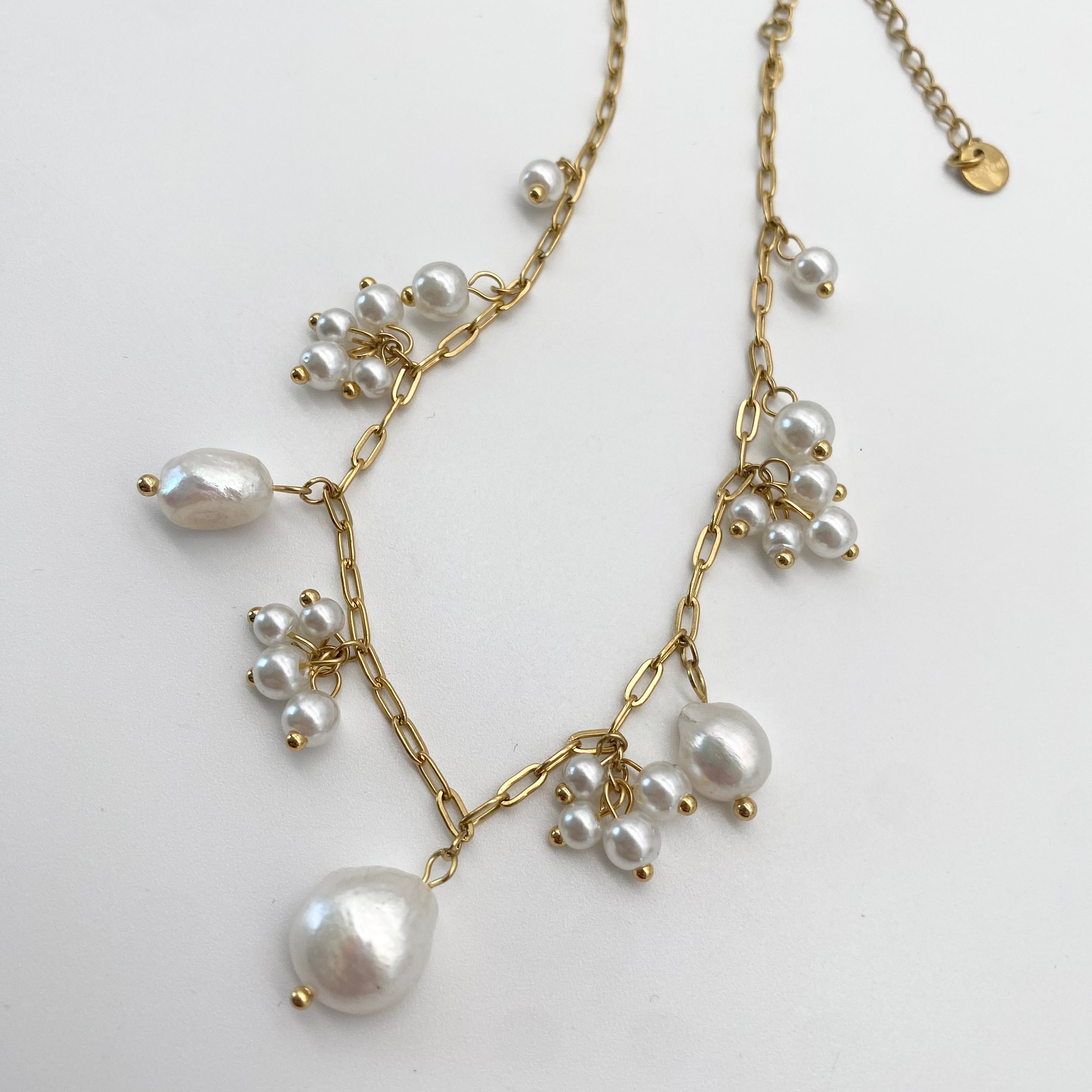 Fusskettchen Irregular Pearles