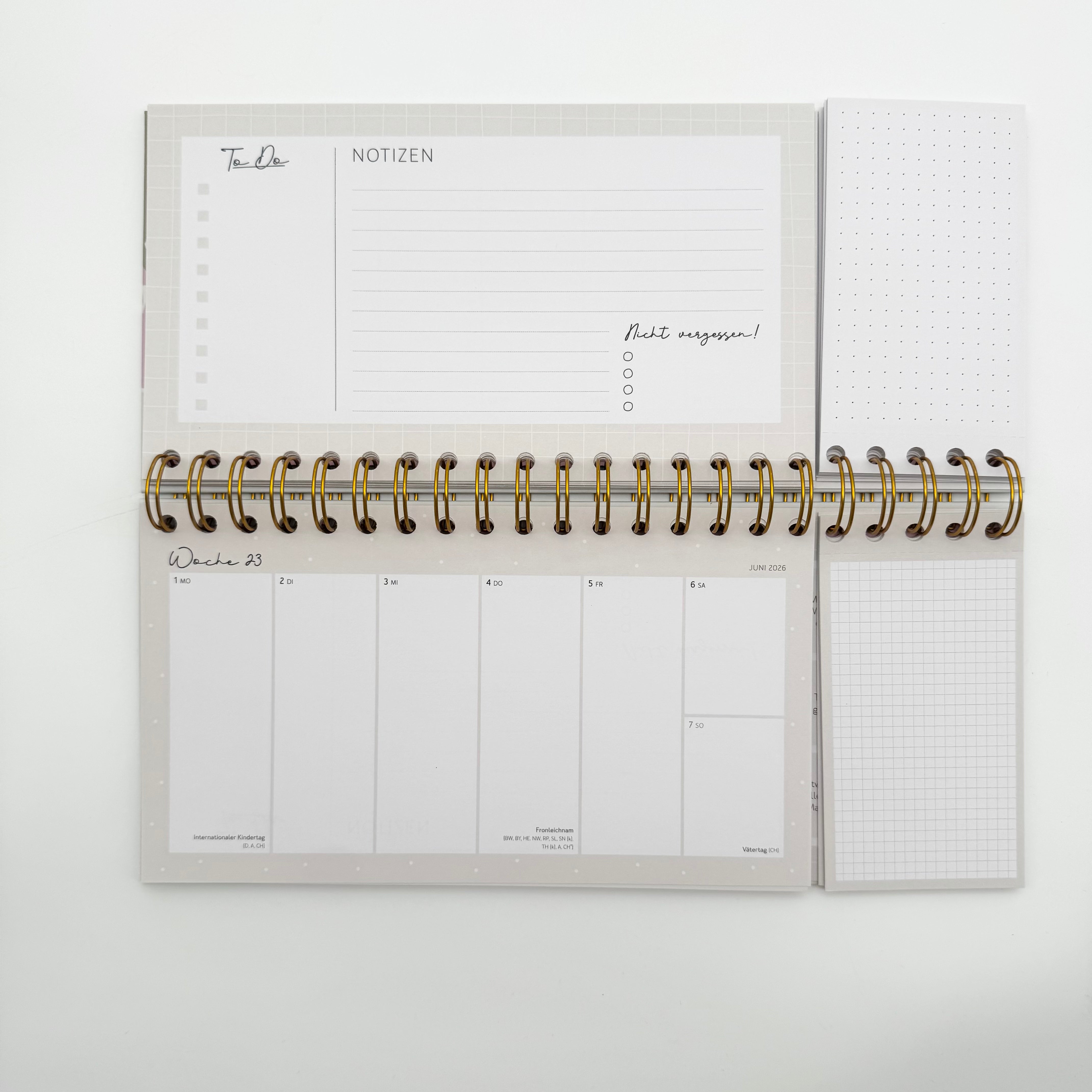 Tischkalender Wochenplaner