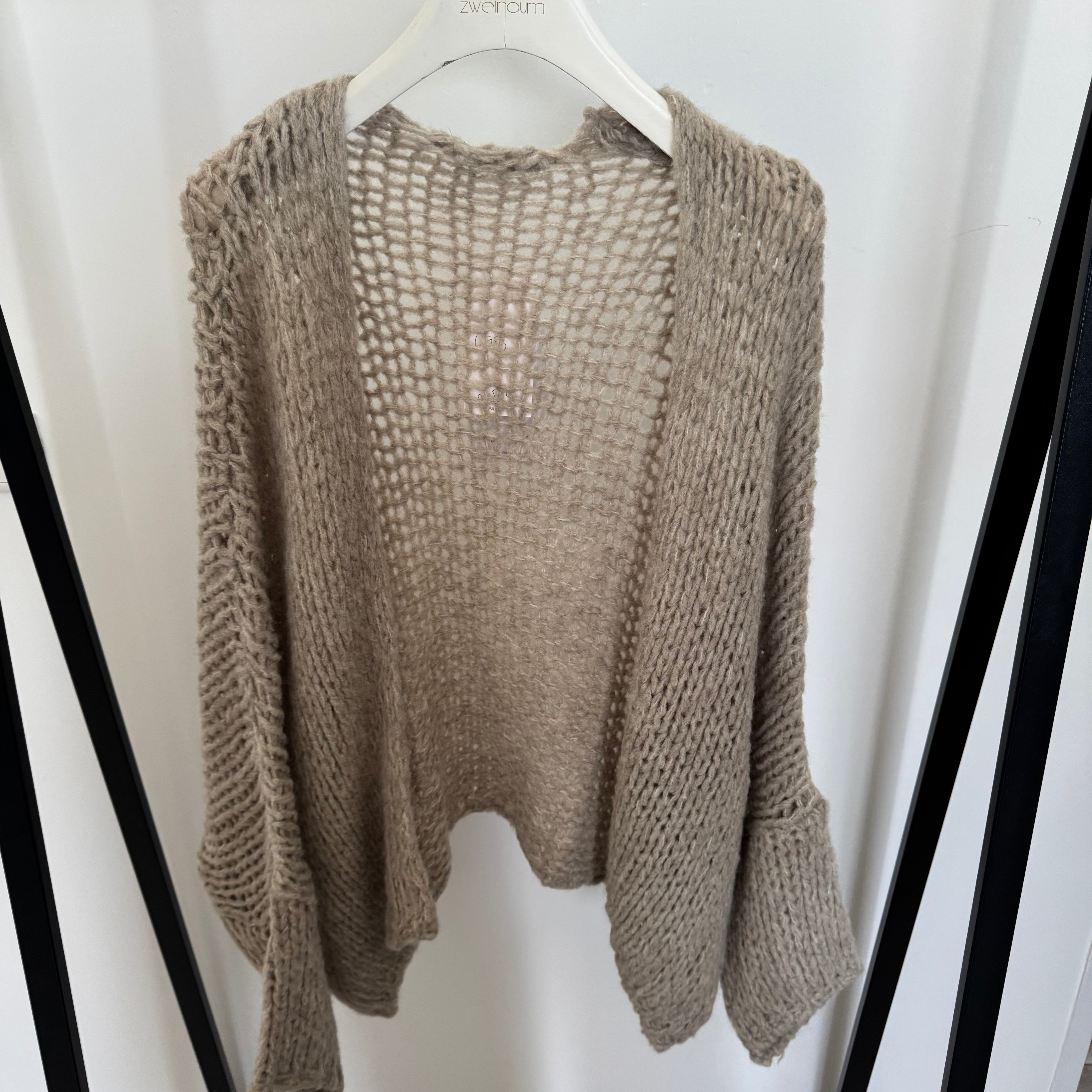 Loose Oversize Strickjacke