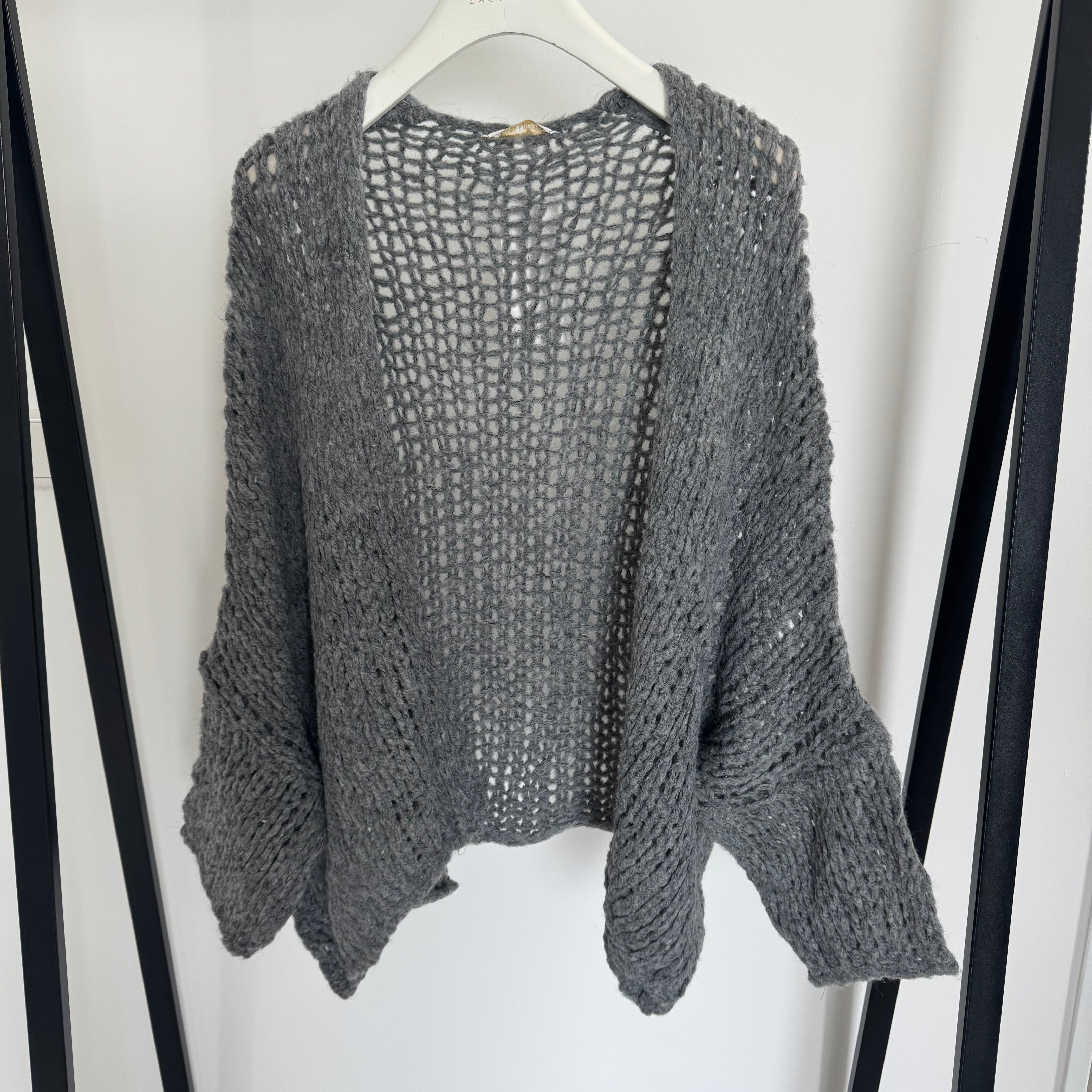 Loose Oversize Strickjacke