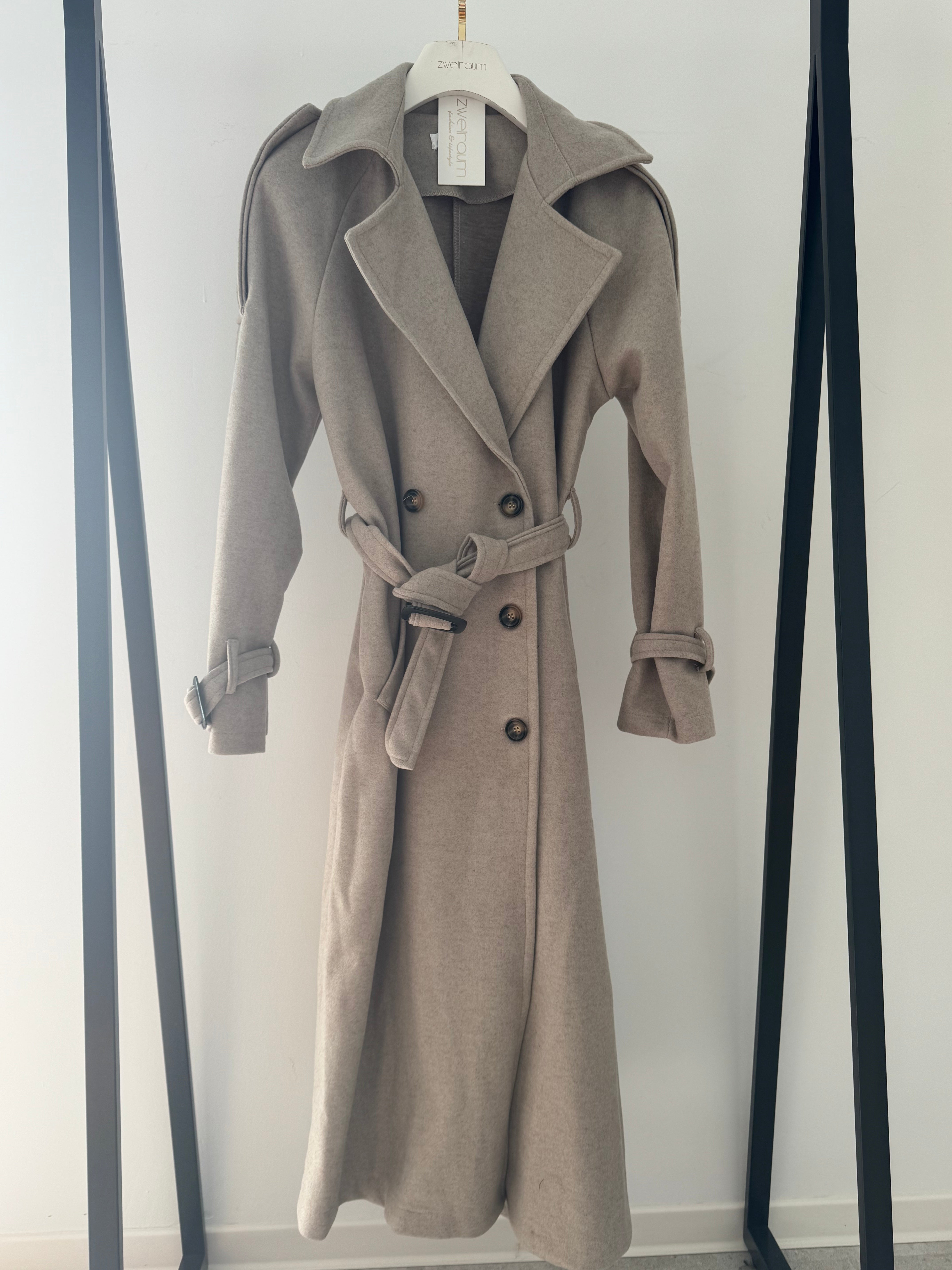 Trenchcoat Jacke mit Bindegürtel