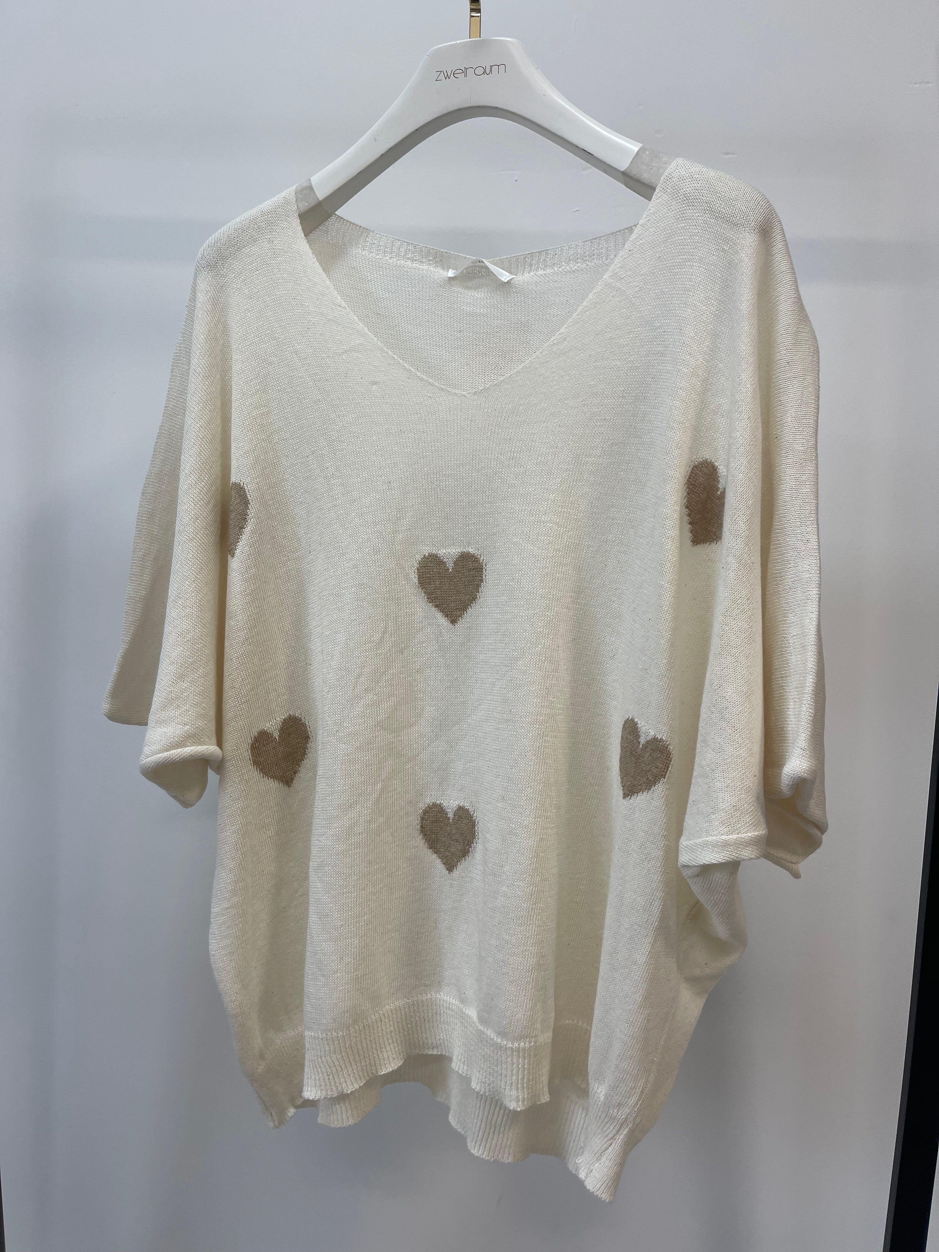Knit Shirt Hearts