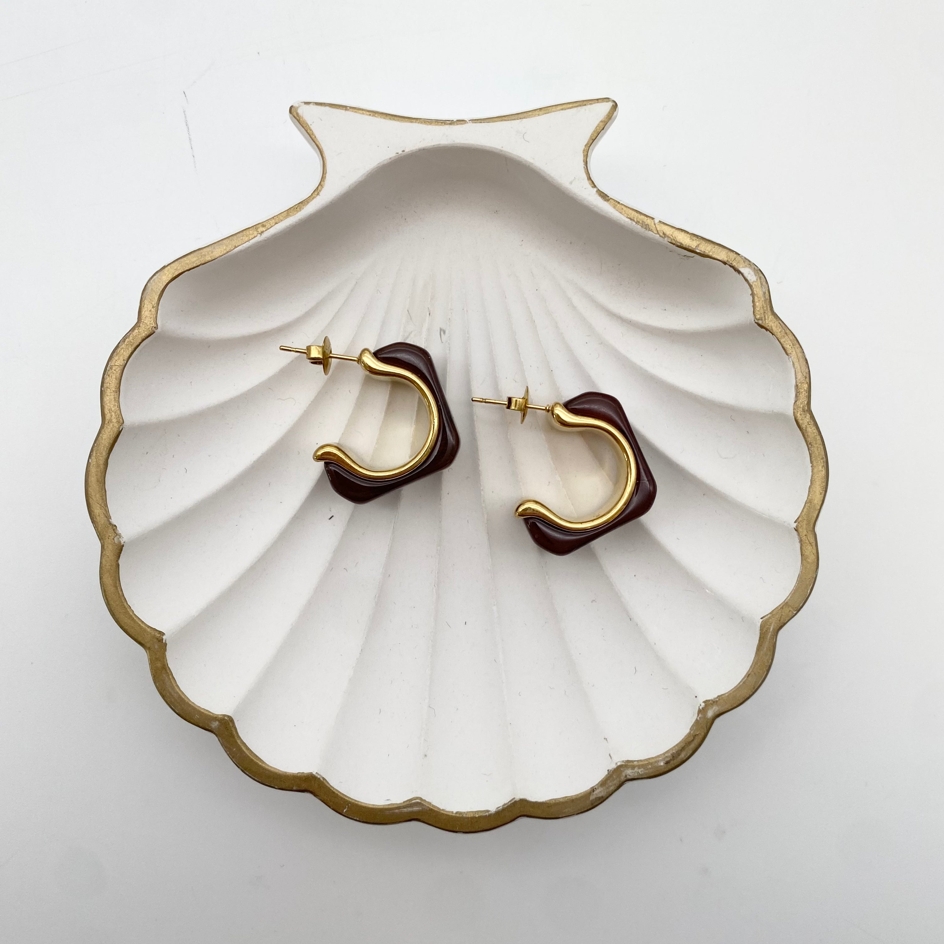 Ohrringe Chunky Hoops Squared