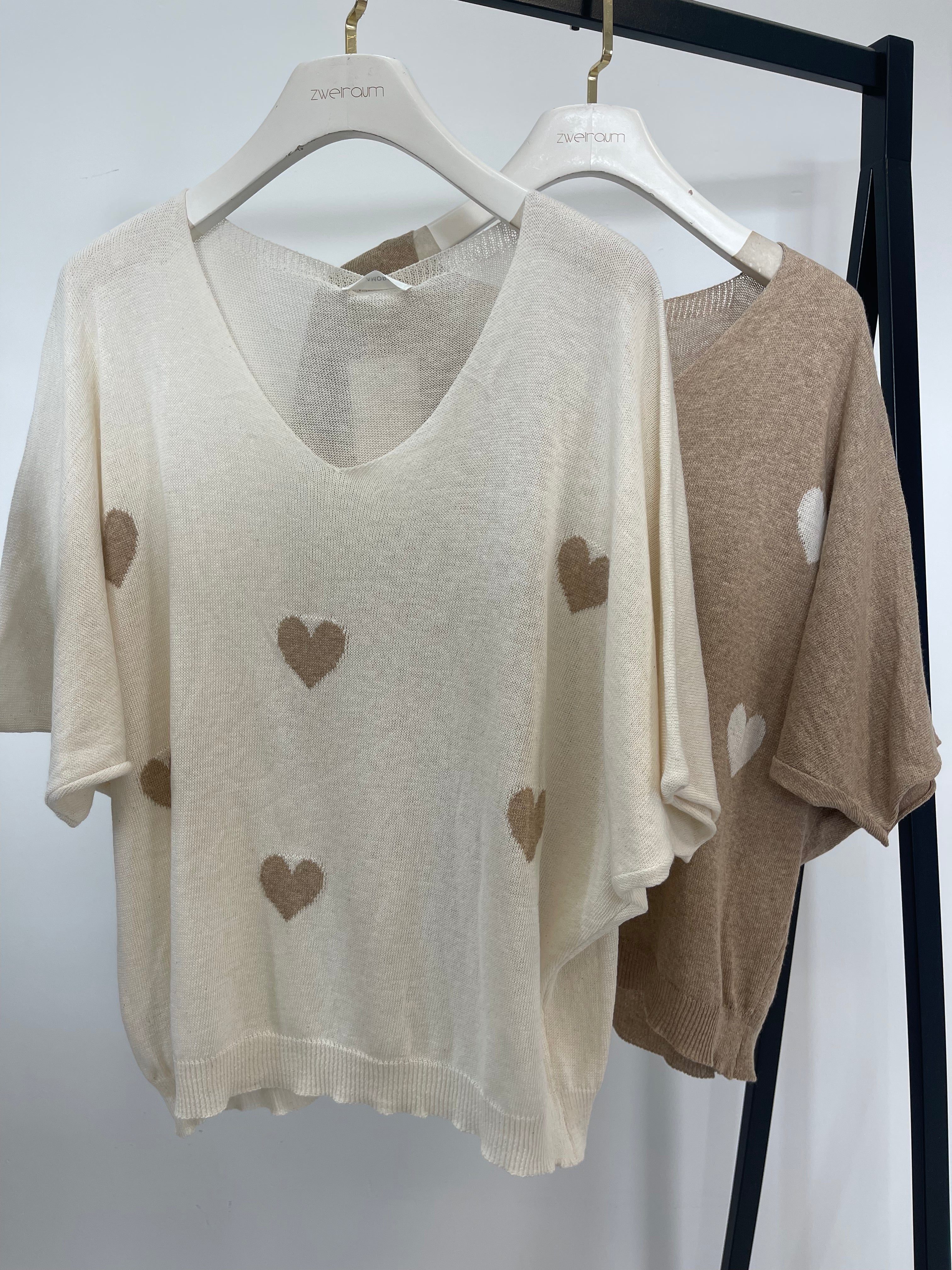 Knit Shirt Hearts