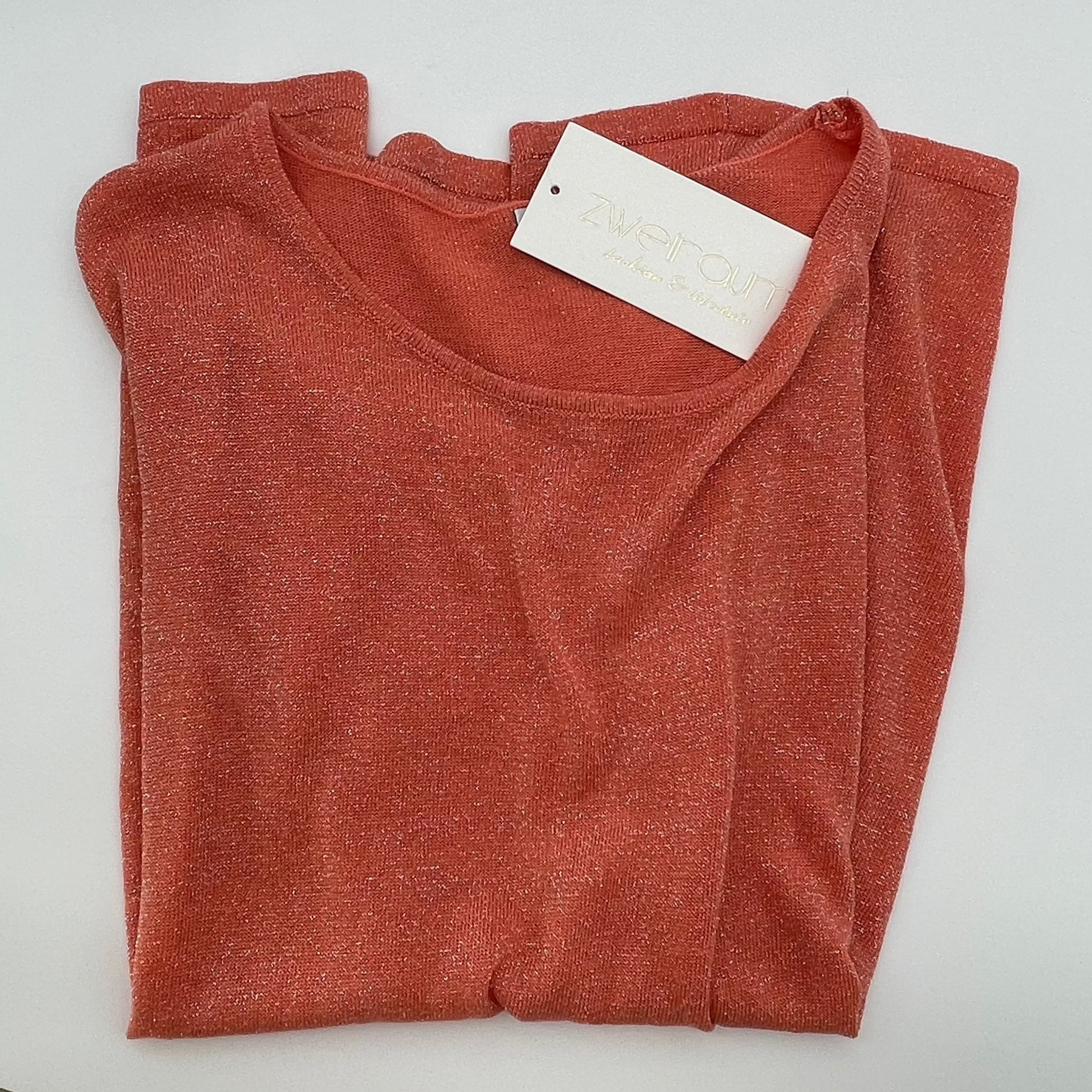 Fine Knit T-Shirt Glitter