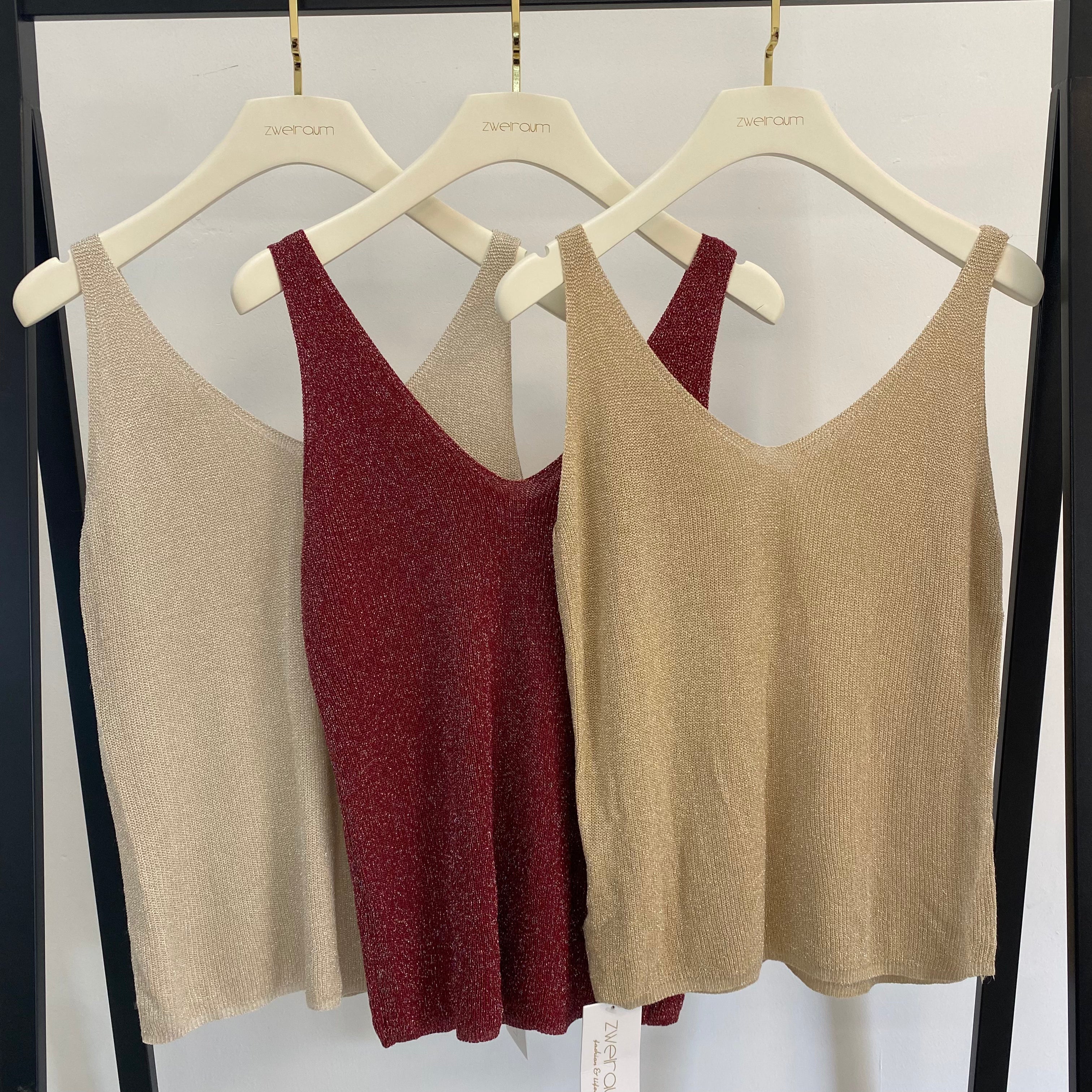 Loose Knit Top Glitter